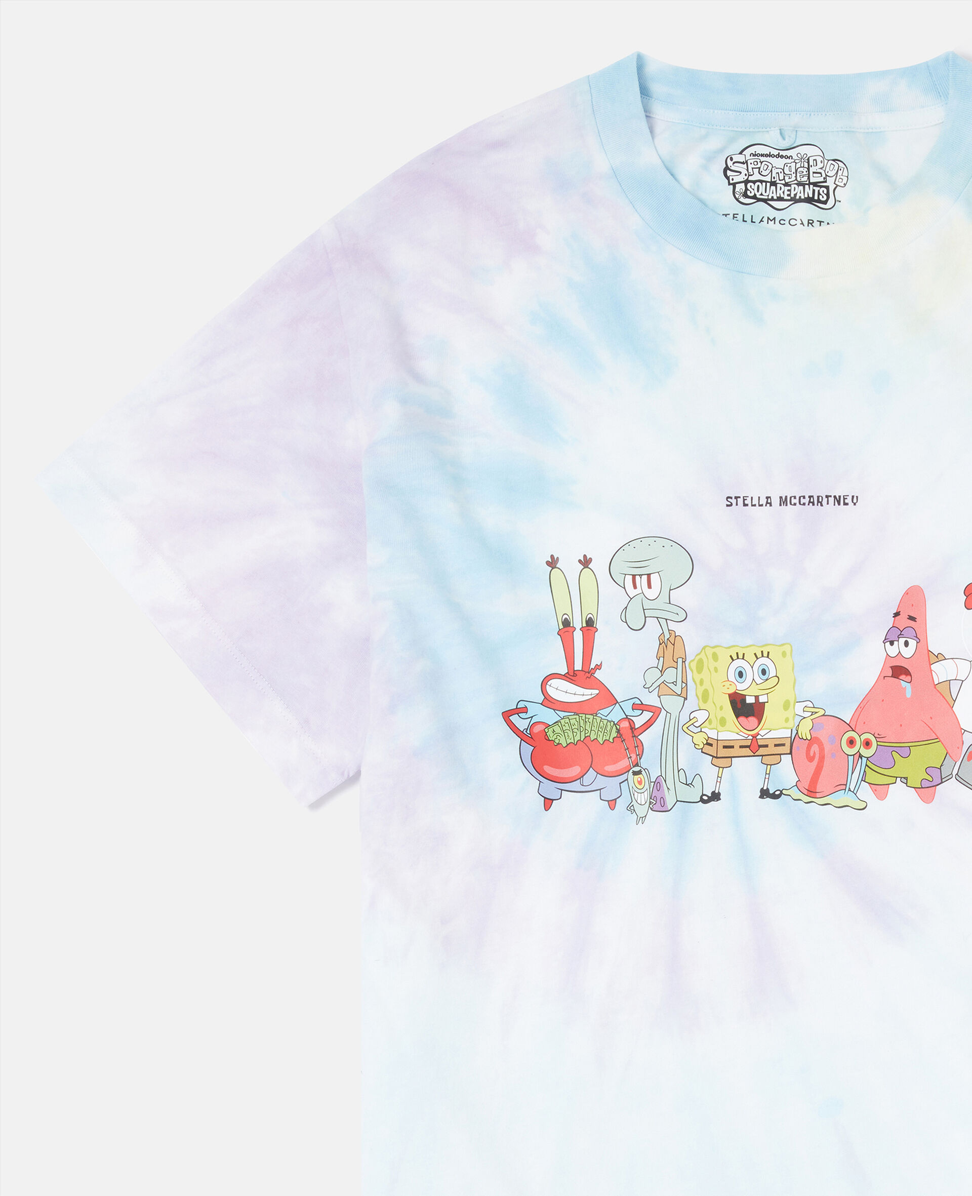 SpongeBob Graphic Tie-Dye T-shirt-Multicolour-large image number 1