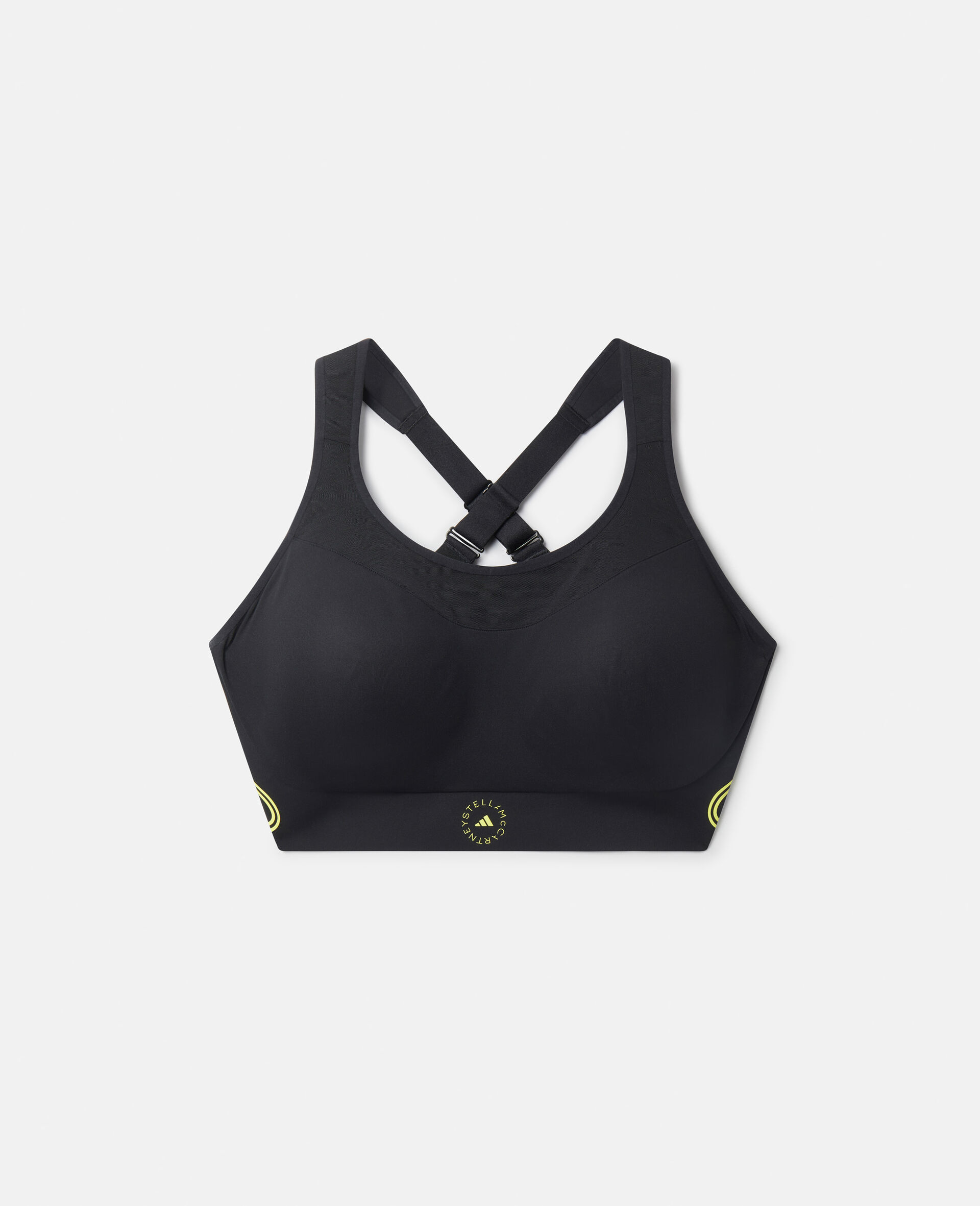 Women Black TruePace High Support Plus Size Sports Bra Stella