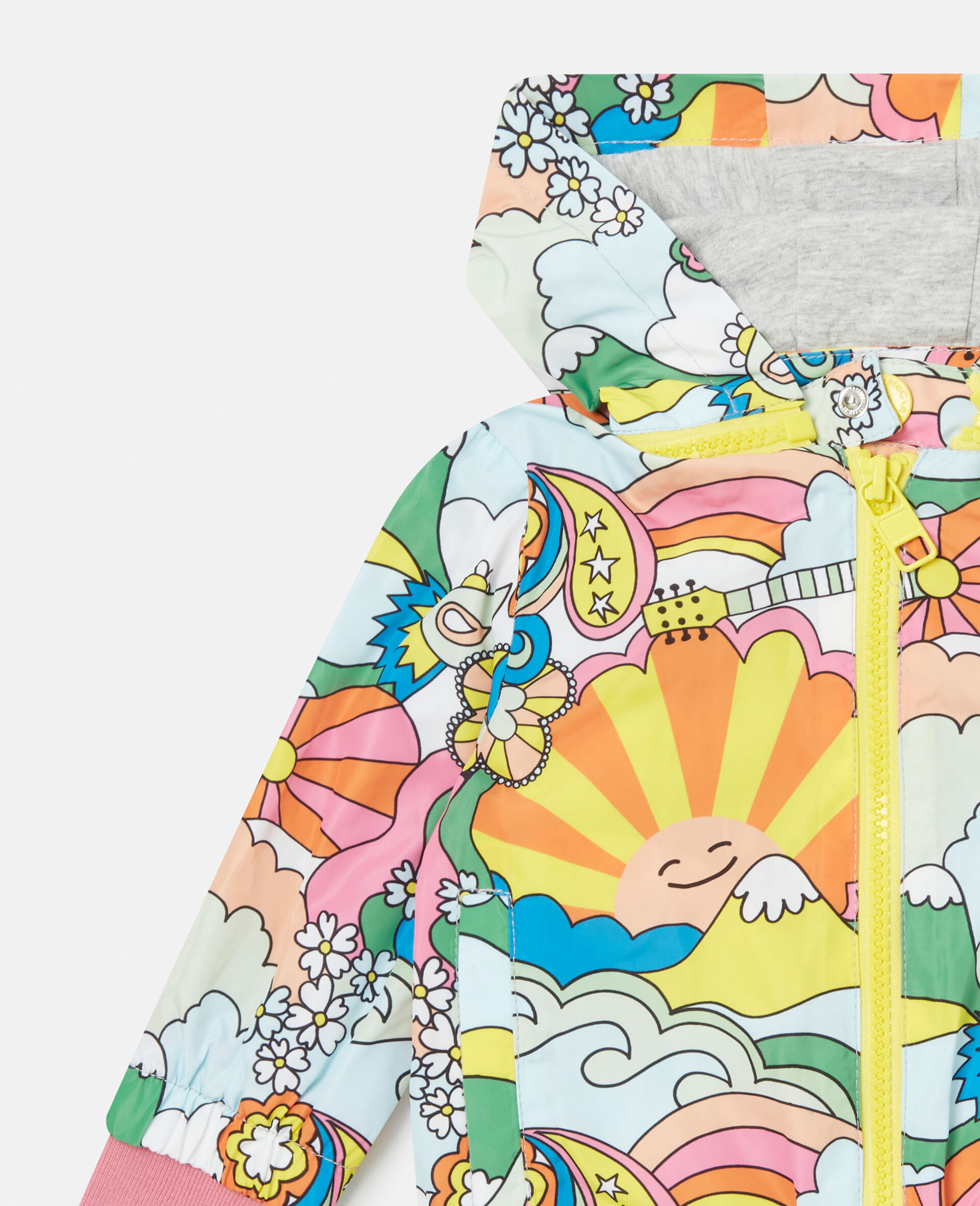 'Love to Dream' Hooded Jacket-White-large image number 1