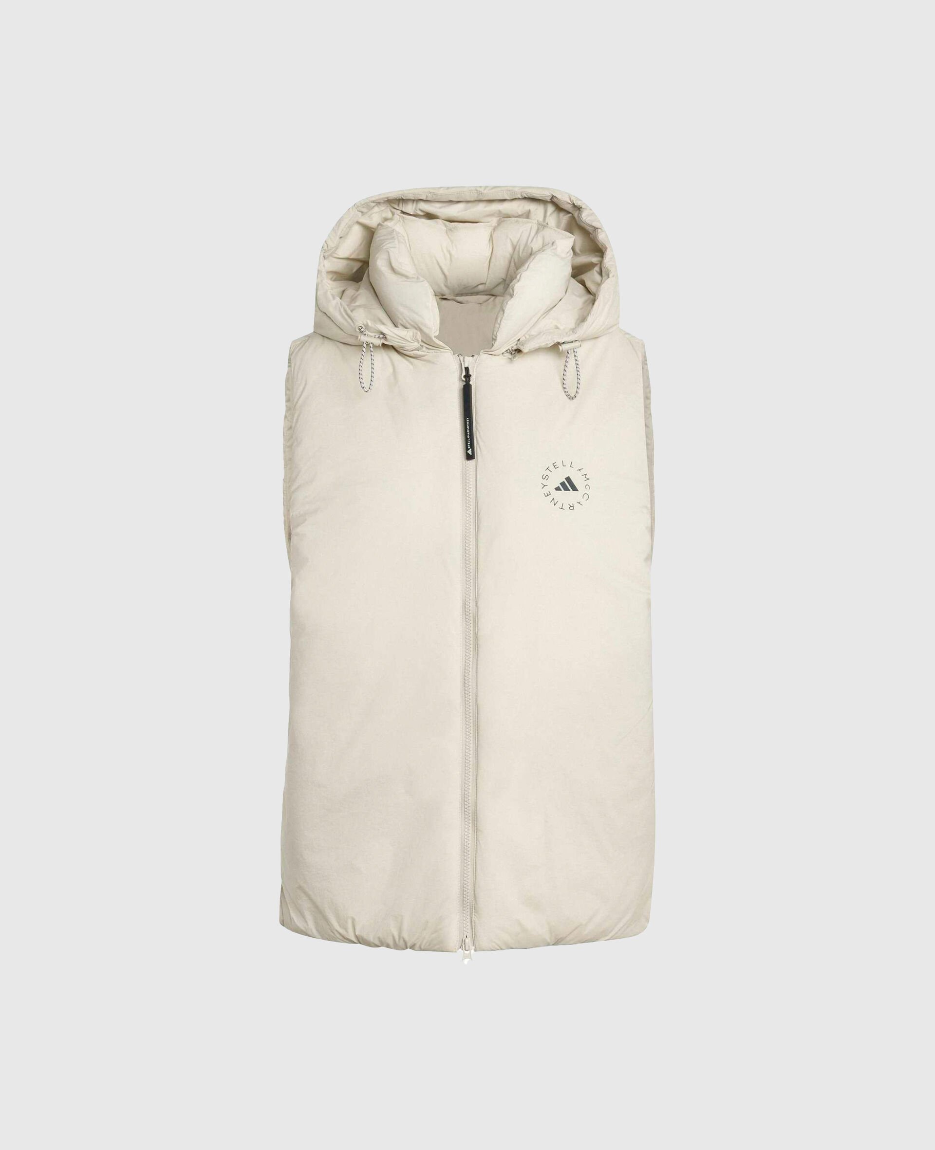 Gilet a capuche matelasse TrueNature-Gris-medium Gilet a capuche matelasse TrueNature-Gris-medium