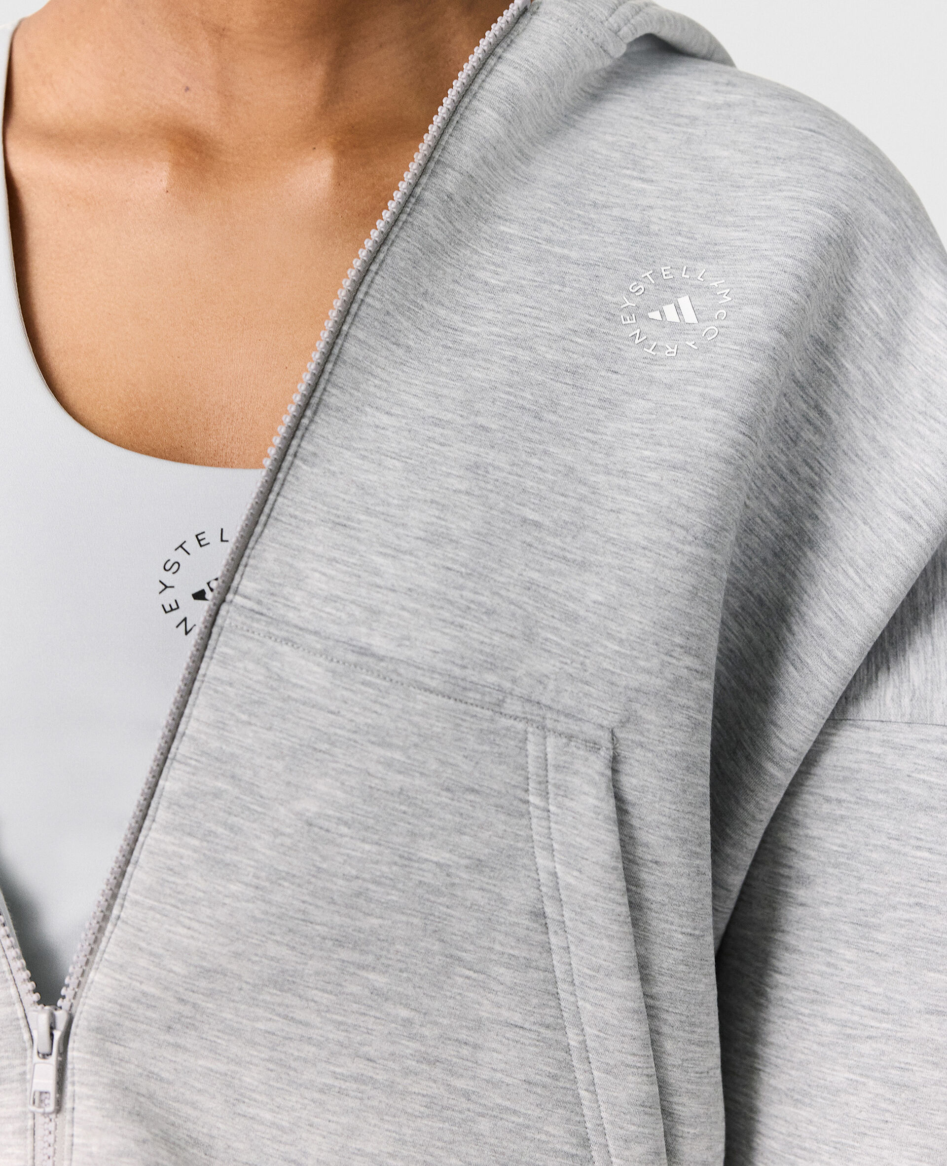 Logo Scuba Hoodie-Grey-large image number 3