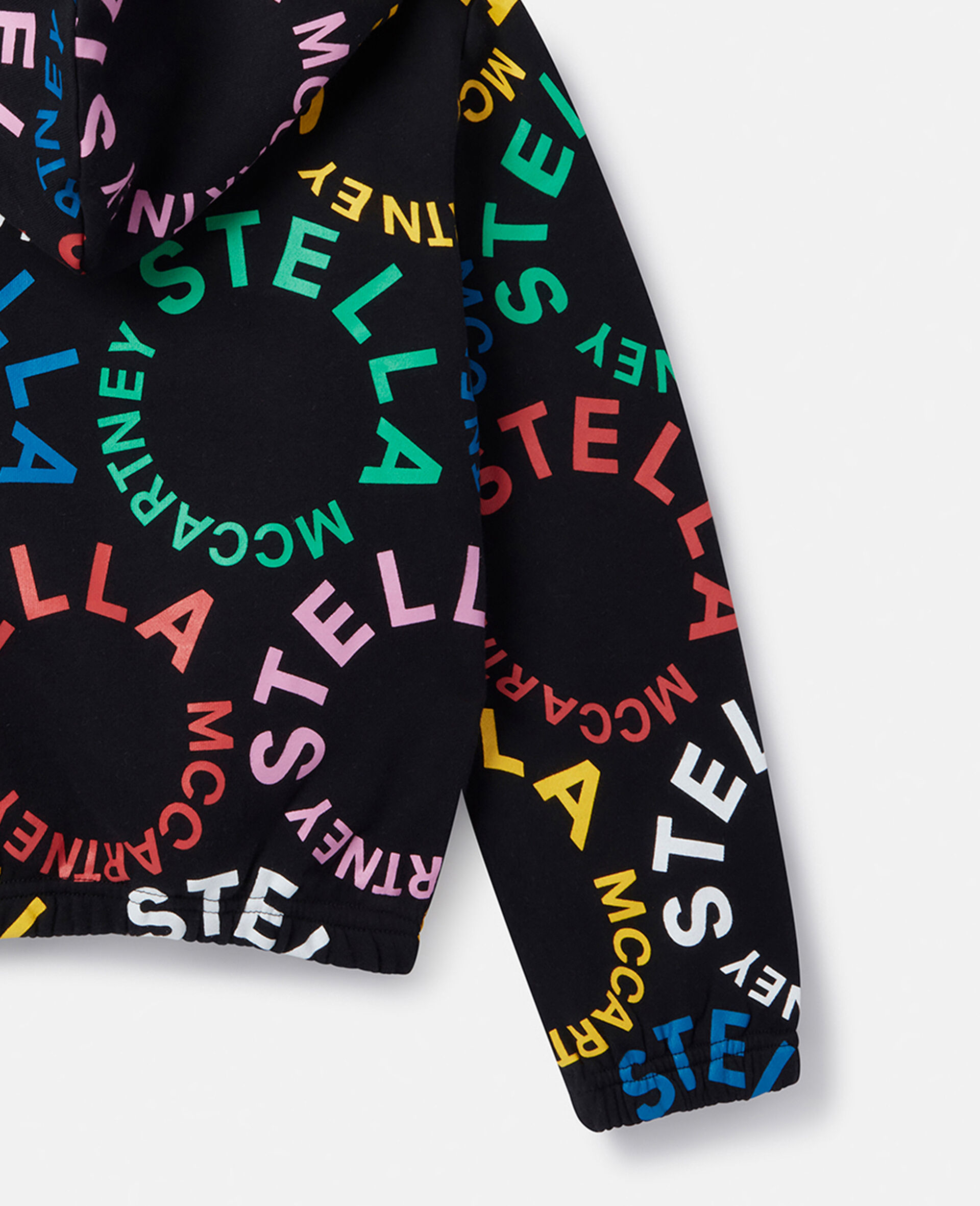 Circular Logo Cropped Hoodie-Multicolour-large Circular Logo Cropped Hoodie-Multicolour-large image number 3