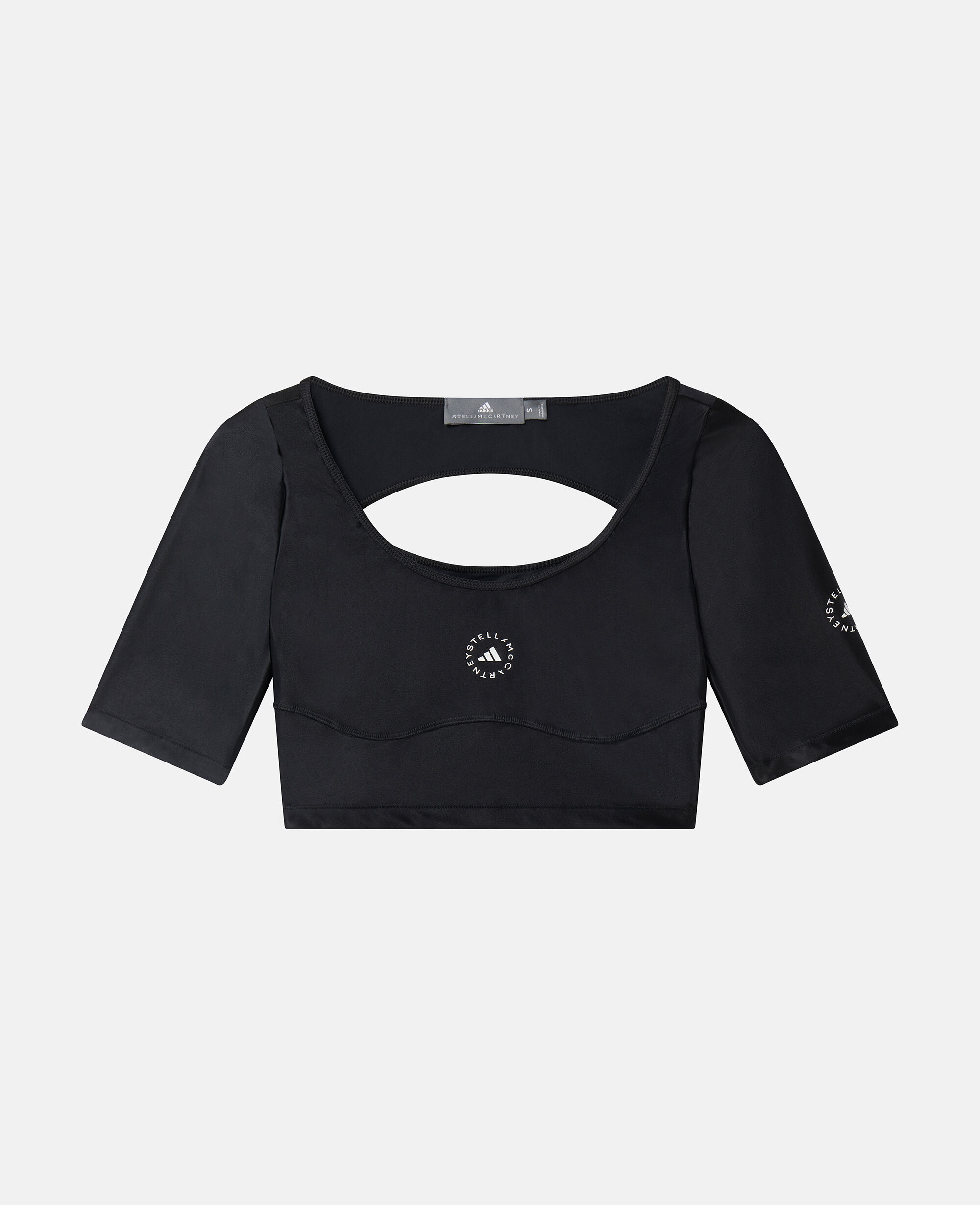 Top corto adidas nero new arrivals