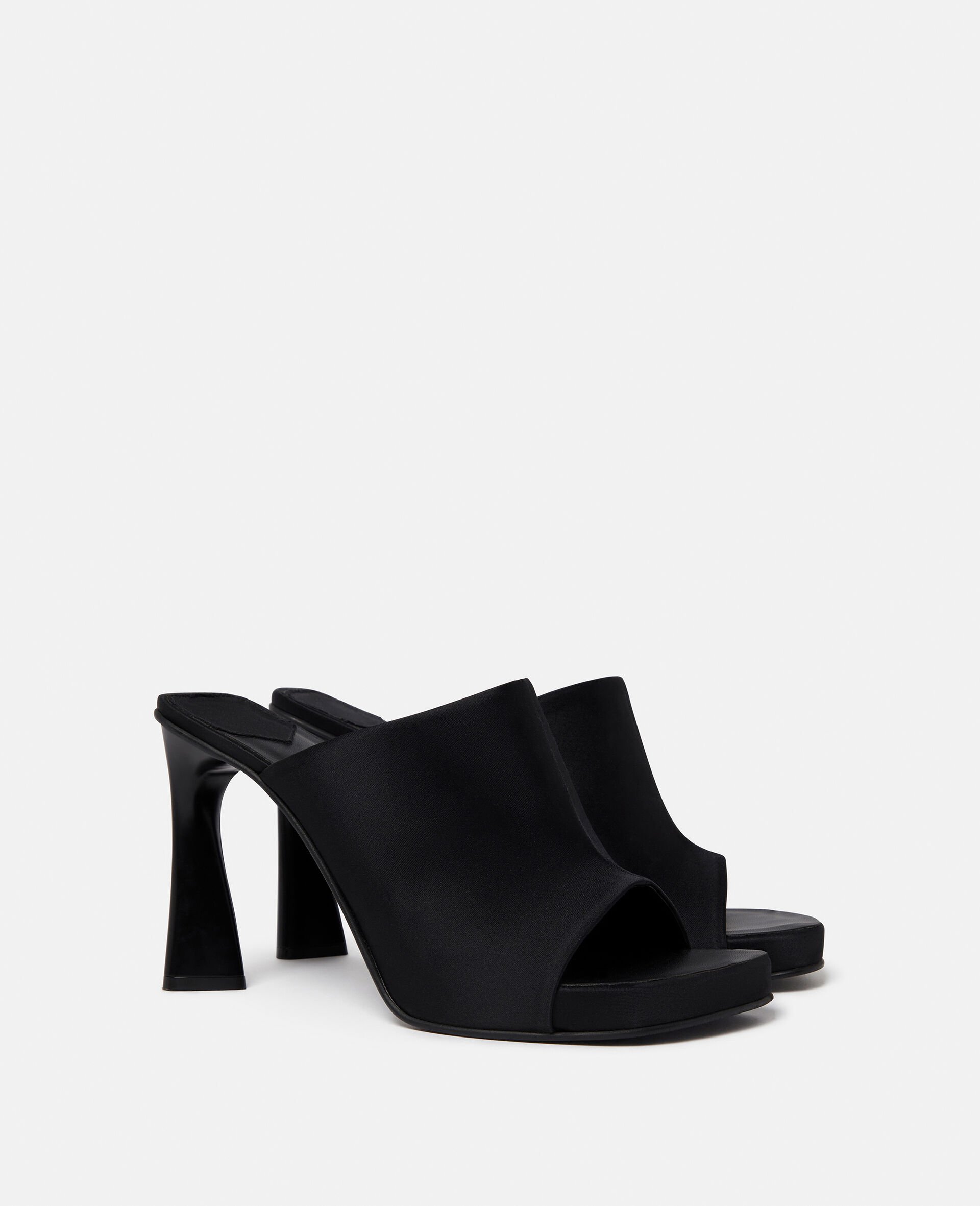Elsa Heeled Mules-Black-large Elsa Heeled Mules-Black-large image number 1
