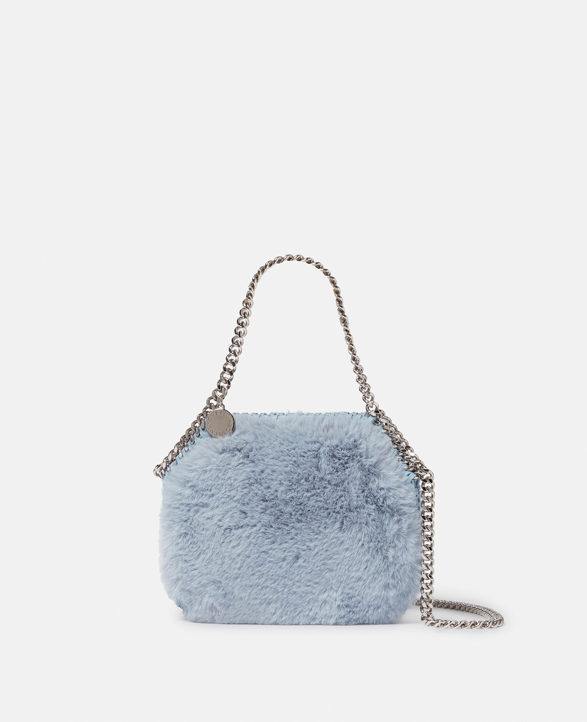 Women Baby Blue Falabella Mini Tote Bag Stella McCartney US