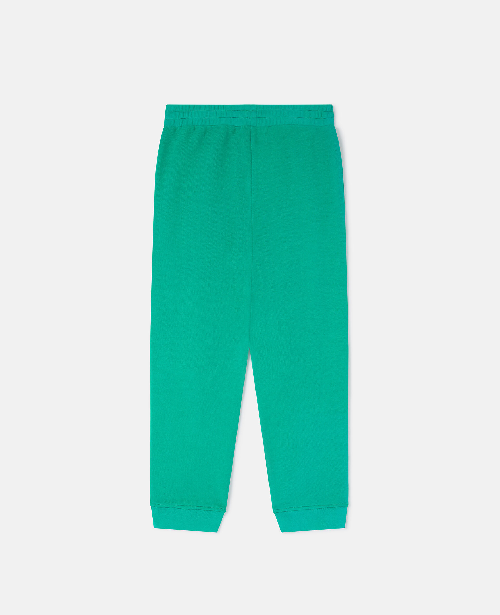 Frog Graphic Elasticated Joggers-Green-large image number 2