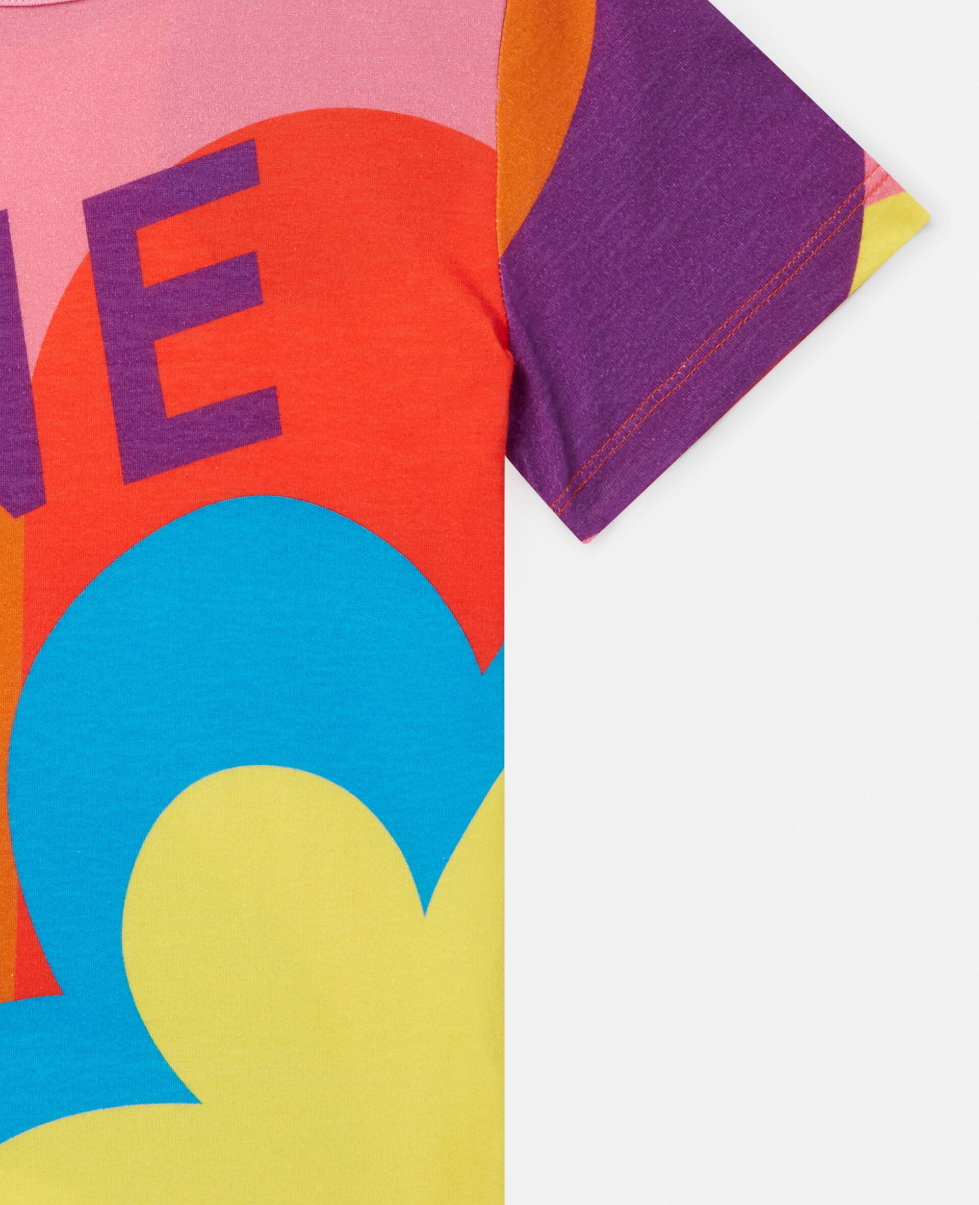 Love图形T恤-Multicolored-large image number 1