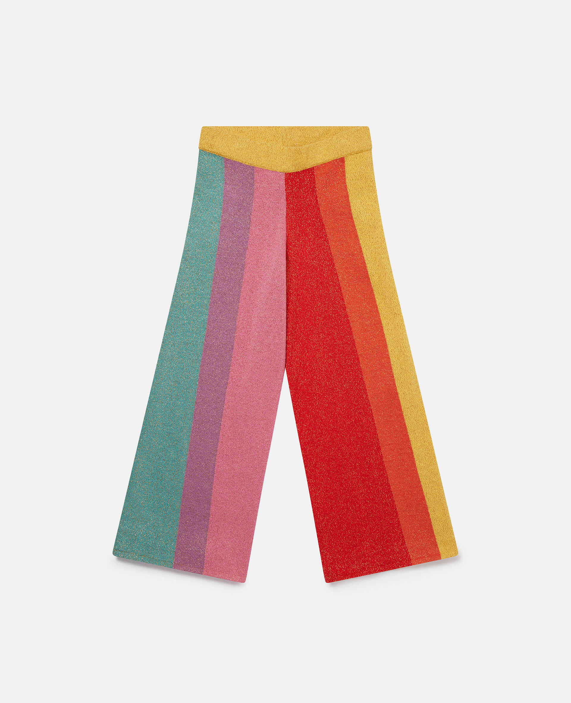 条纹亮片针织裤装-Multicolored-large image number 0