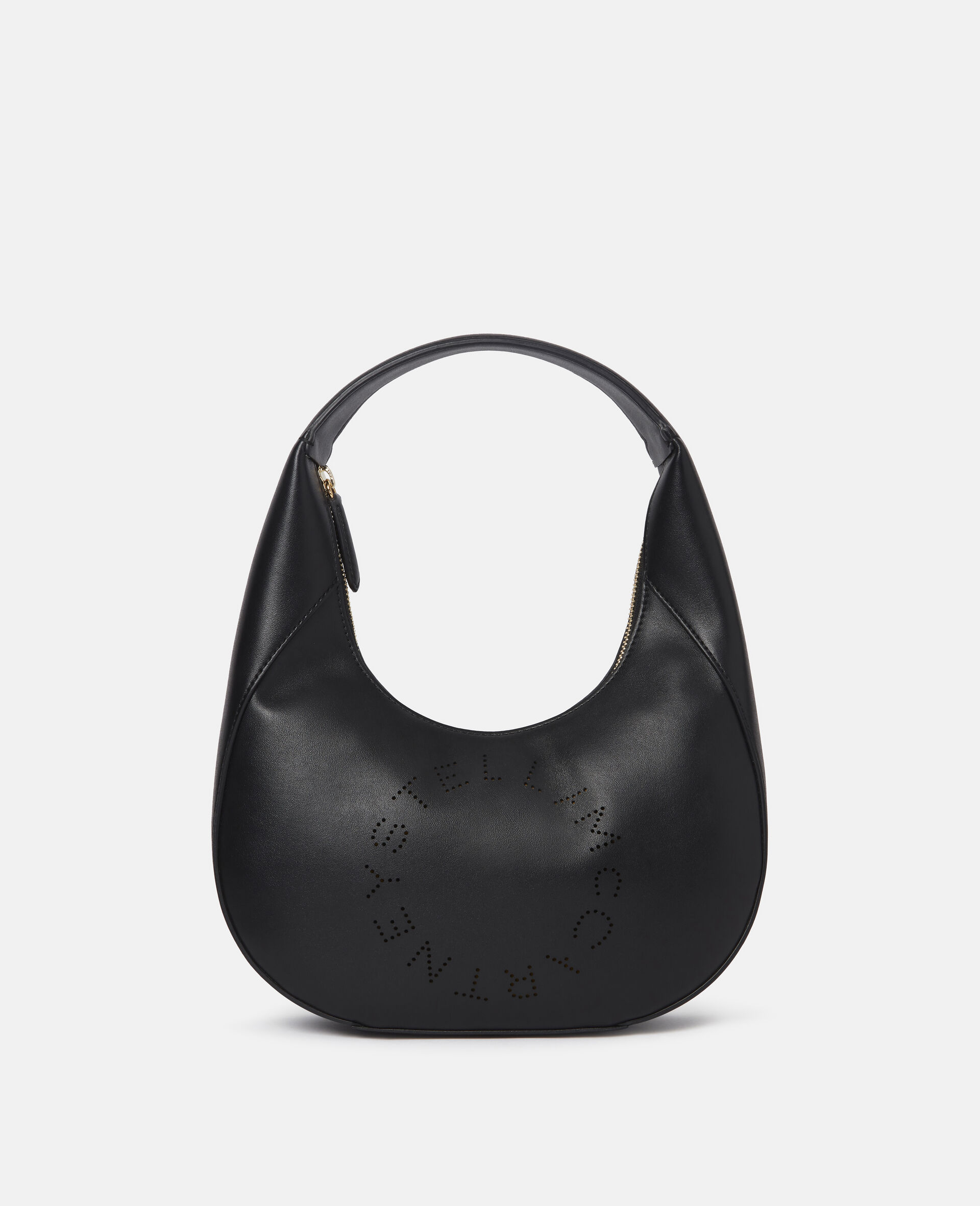 Petit sac porte epaule Hobo logo Stella-Noir-large image number 0