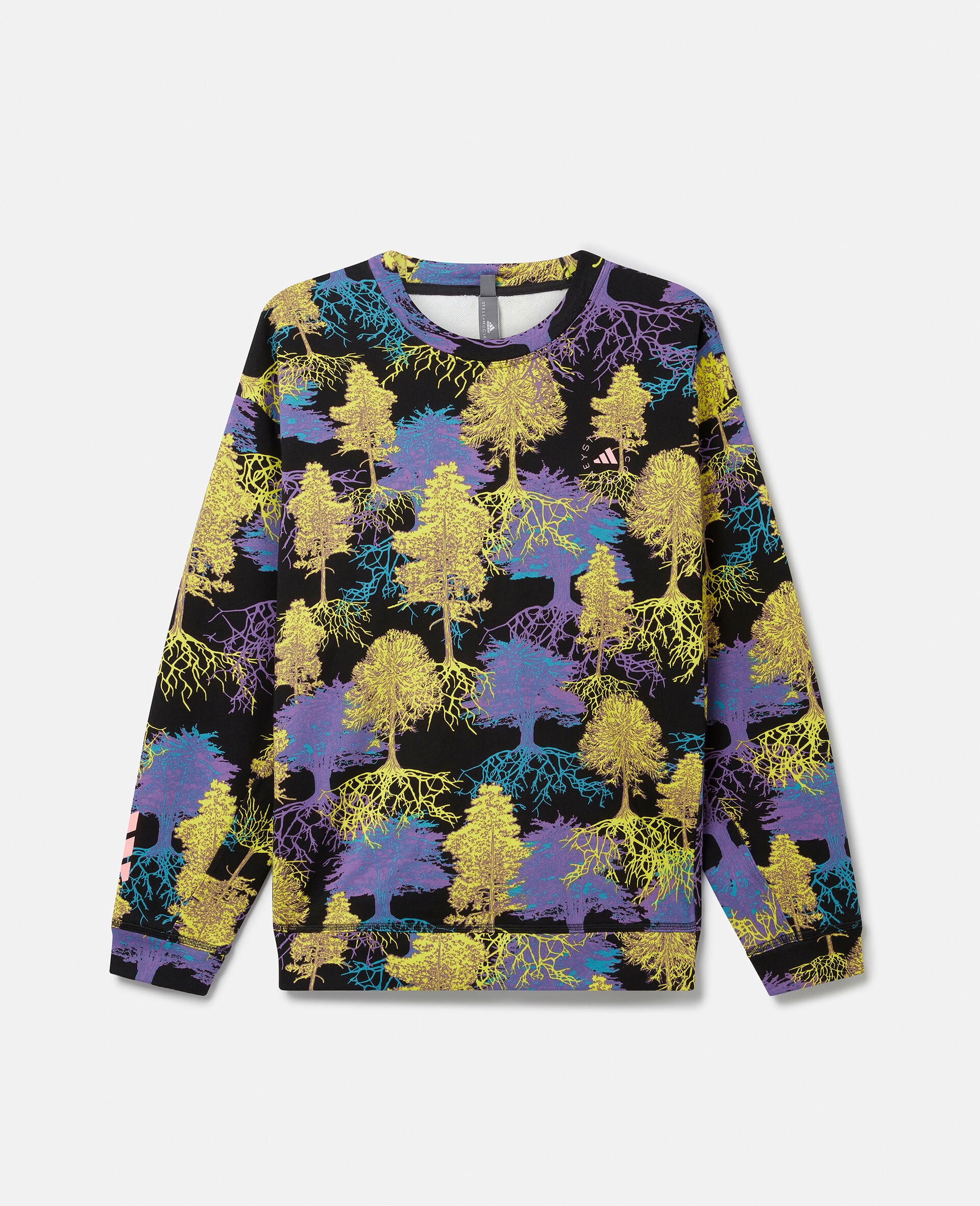 Psychedelic Tree Print Sweatshirt-Multicolour-large image number 0