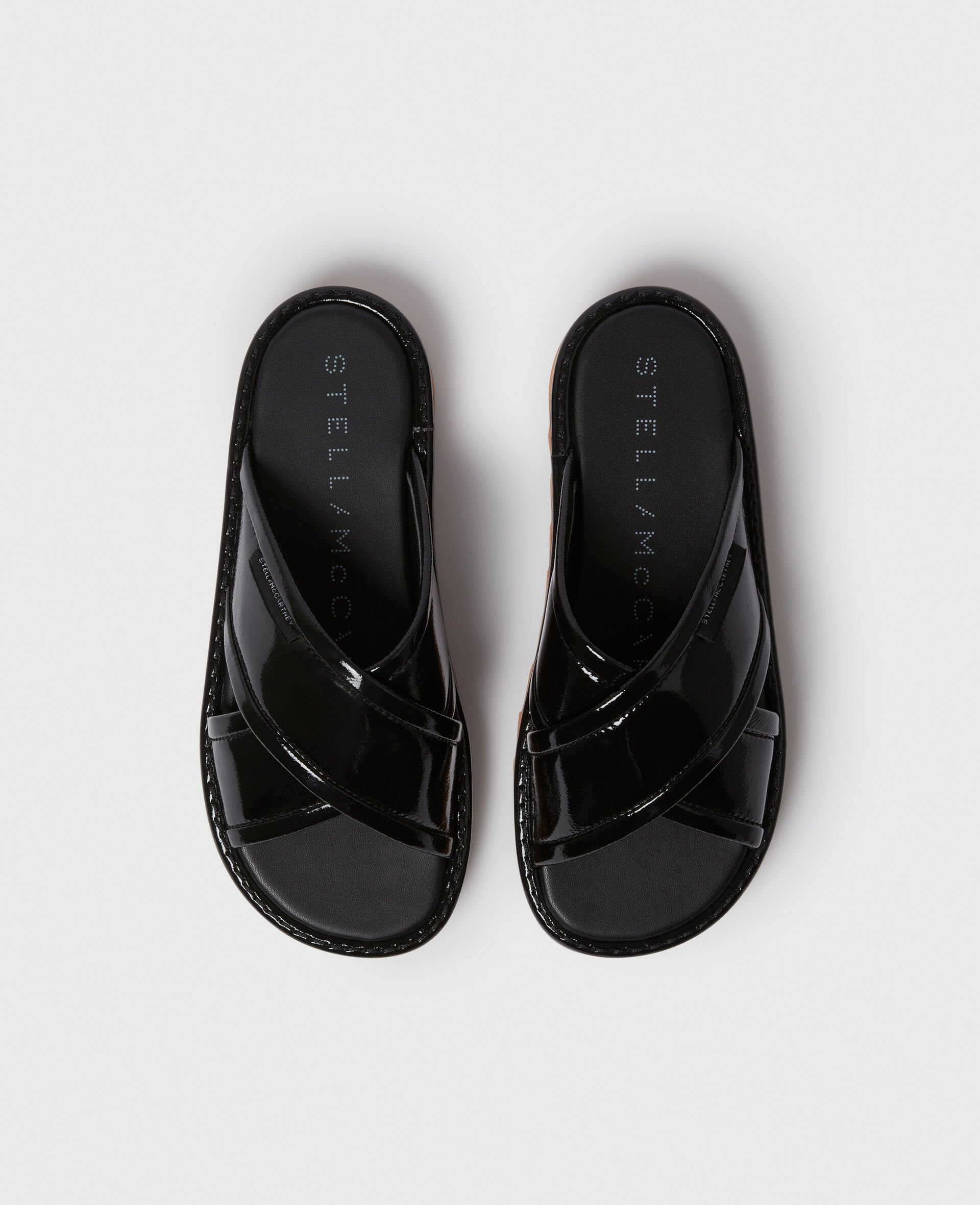 Sneak-Elyse Twisted Sandals-Black-large image number 3