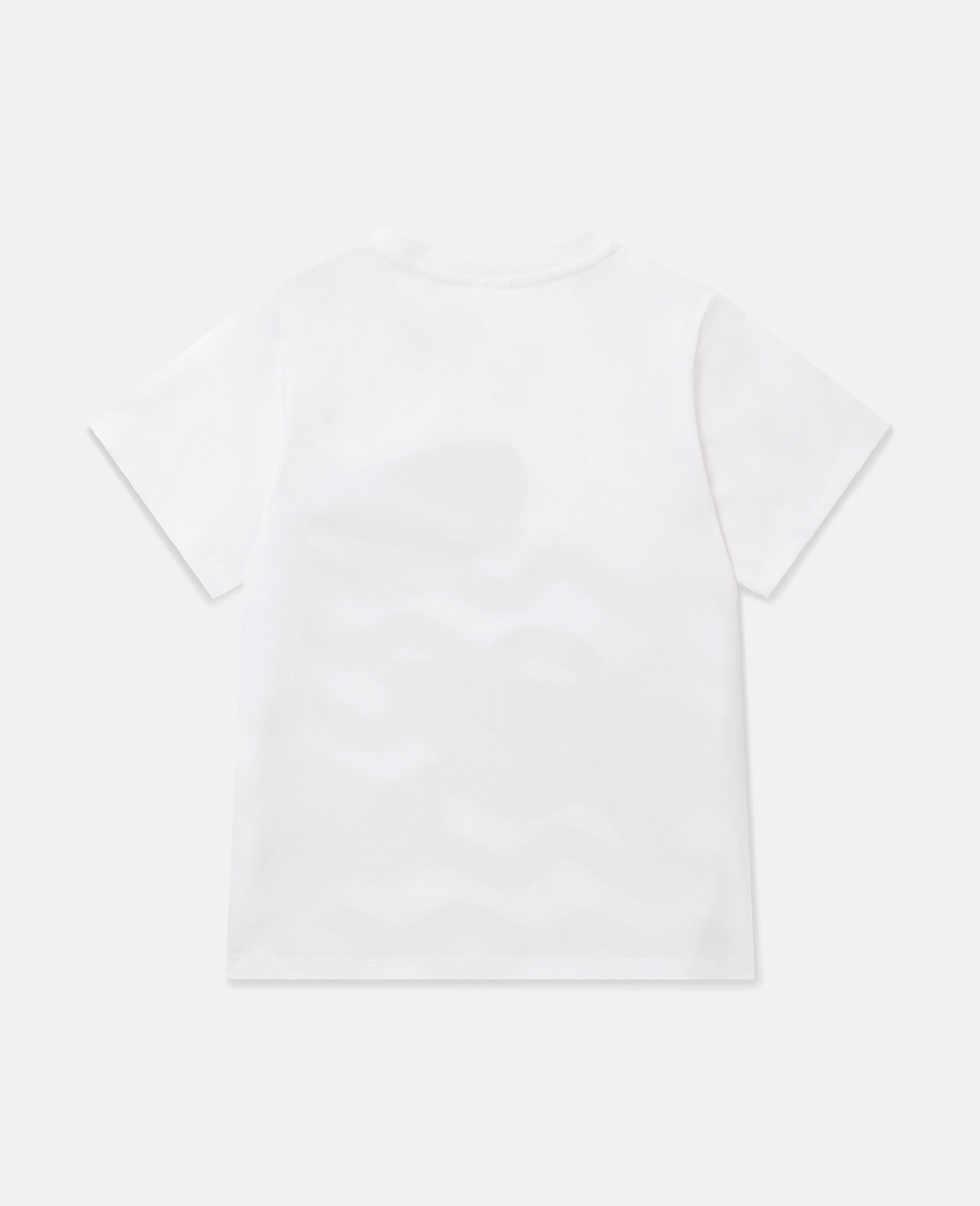 Whale Graphic Short Sleeve T-Shirt-White-large image number 2