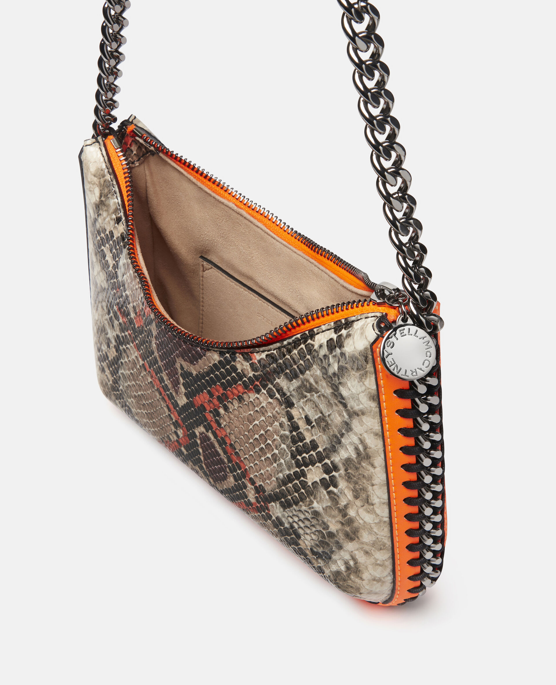 Falabella Mini-Umhängetasche mit Reißverschluss -Orange-large image number 3