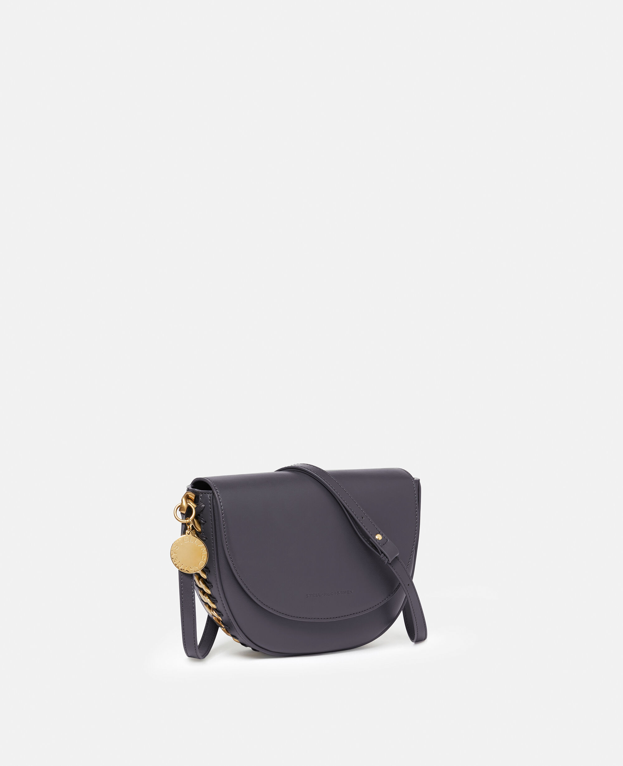 【GINGER掲載商品】 Women Shadow Black Frayme Medium Flap Shoulder Bag | Stella トートバッグ