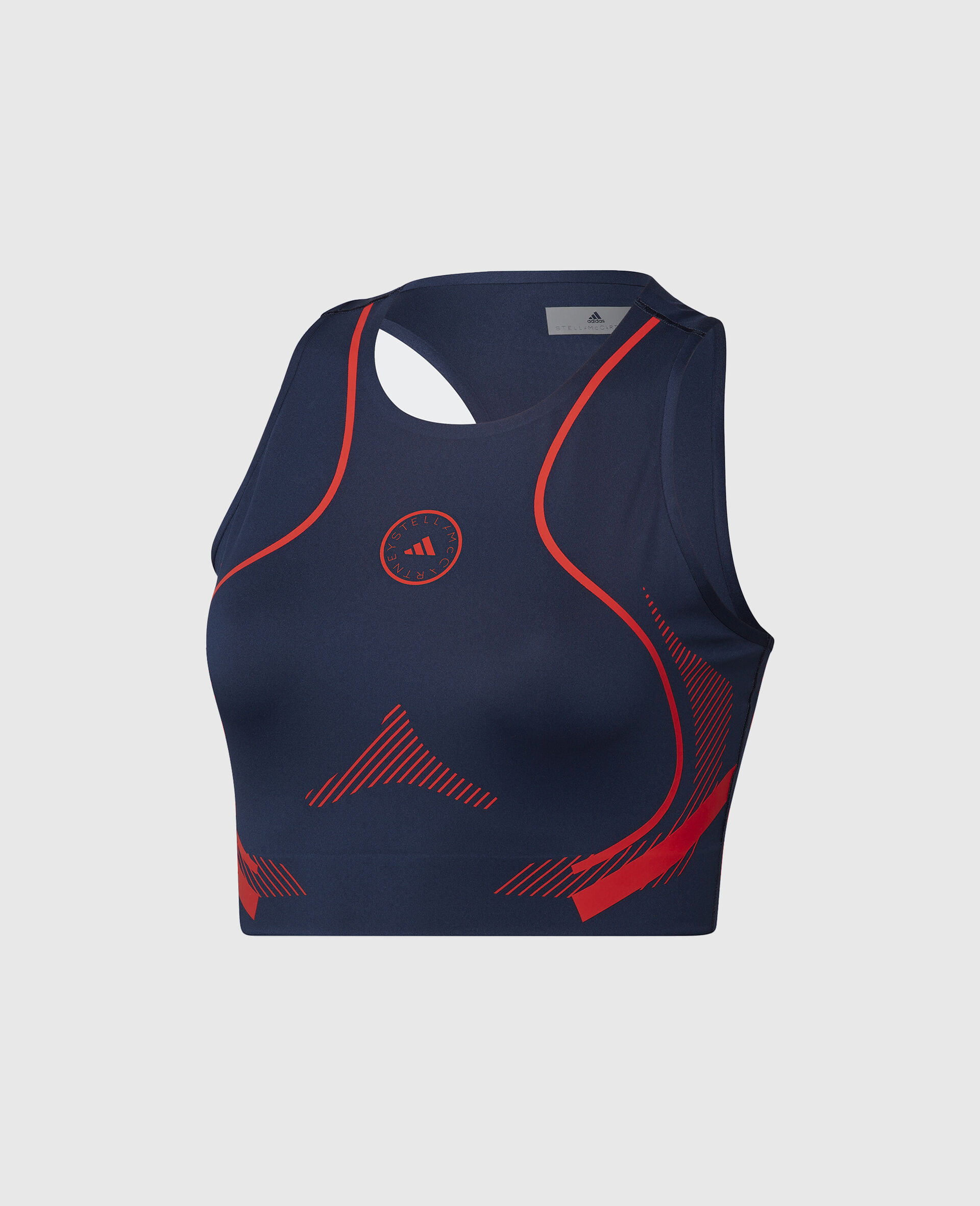 TruePace Cropped Running  Top-Blue-large image number 0