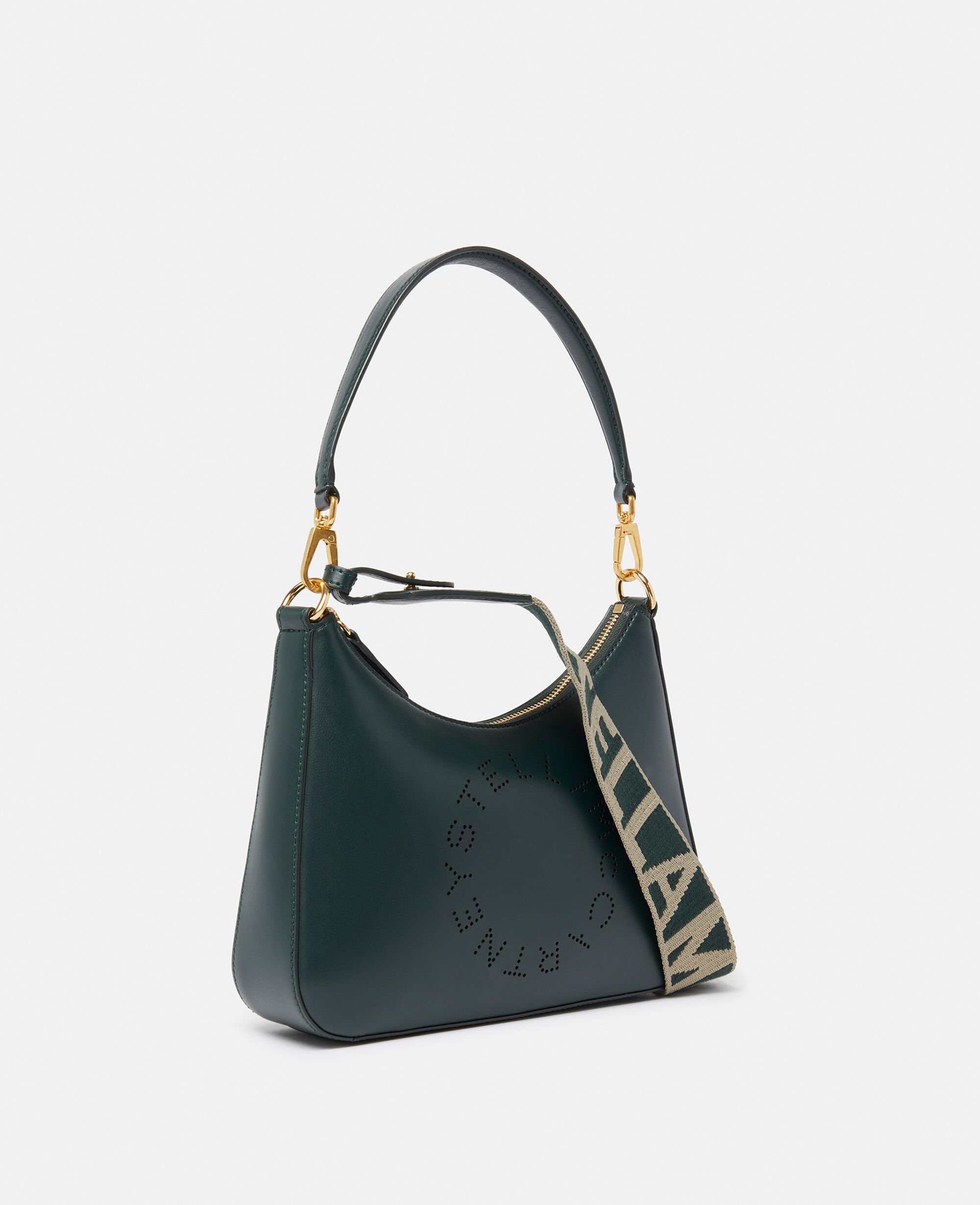 Women Pine green Logo Crossbody Shoulder Bag | Stella McCartney US
