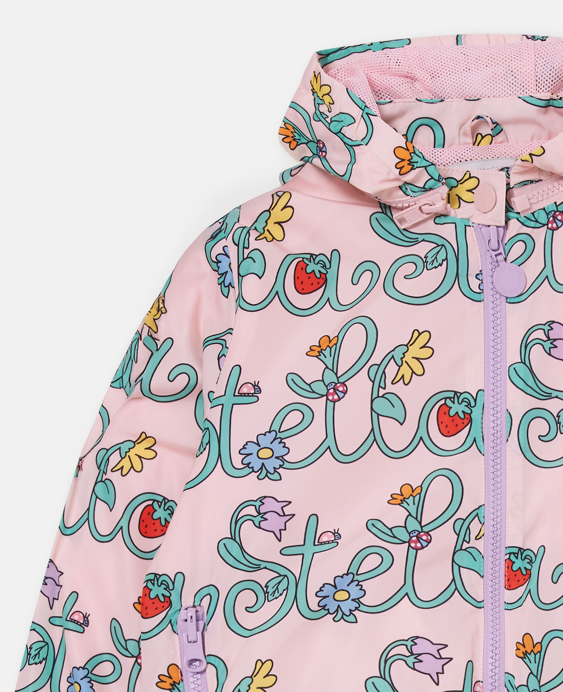 Stella Vine Hooded Raincoat-Multicolour-medium