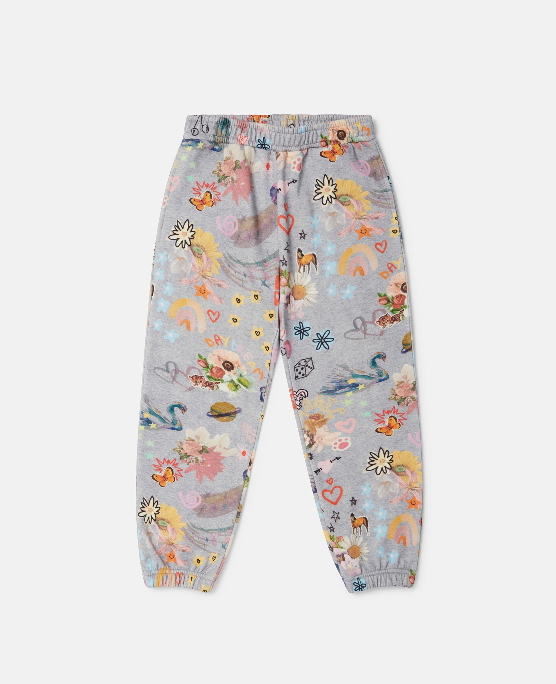Pantalon de jogging avec gribouillis Dreammaker-Gris-large image number 0
