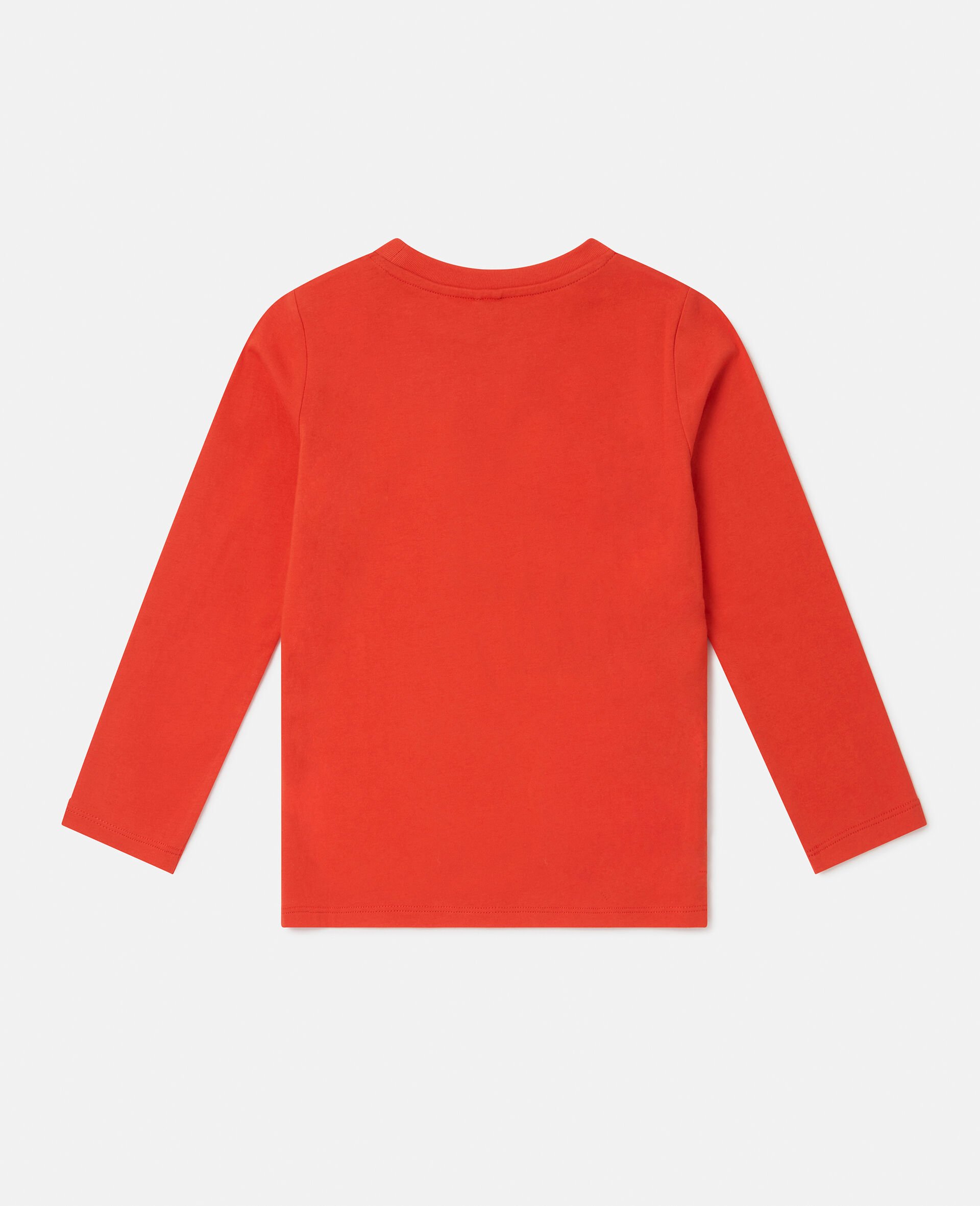 Snowman Graphic Long-Sleeve T-Shirt-Red-large Snowman Graphic Long-Sleeve T-Shirt-Red-large image number 2