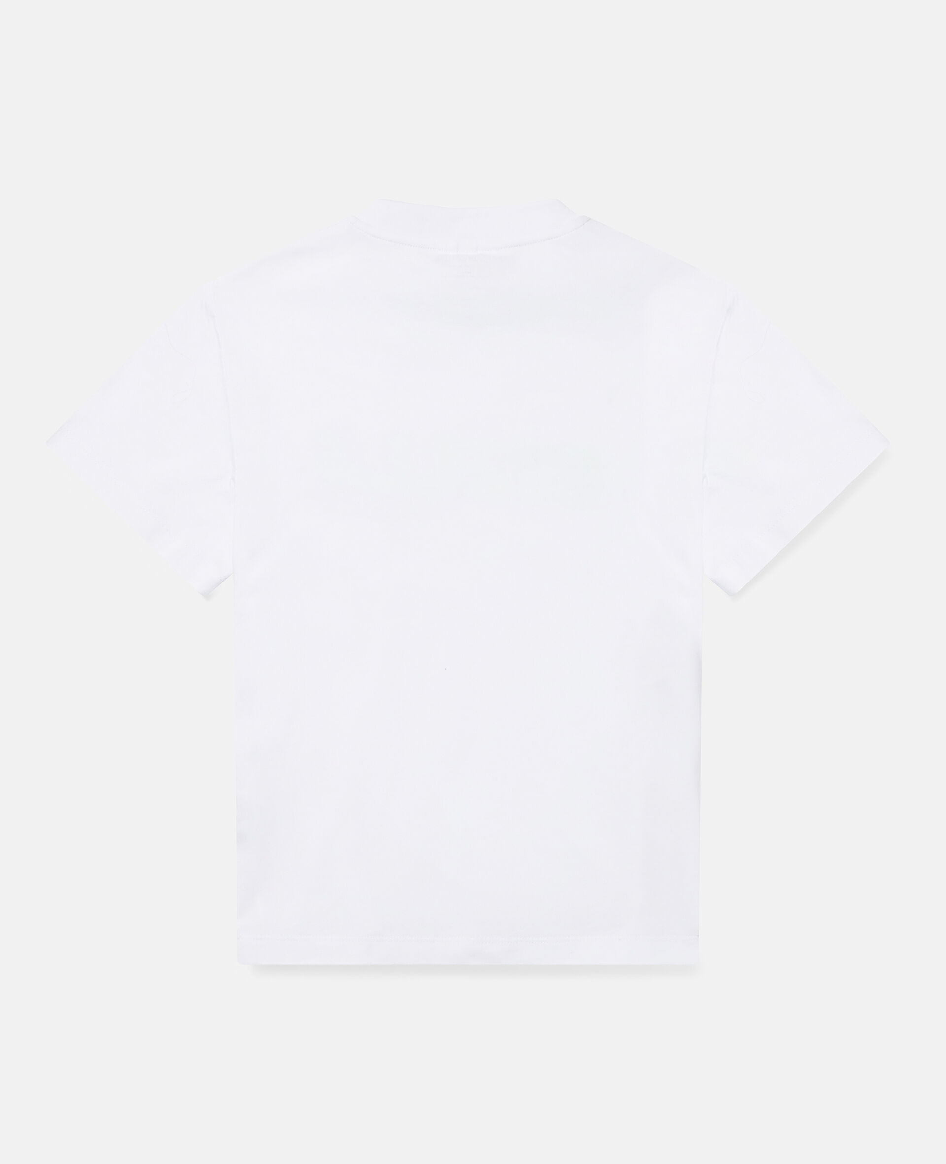 Stella McCartney Logo Cotton Top-White-large image number 3