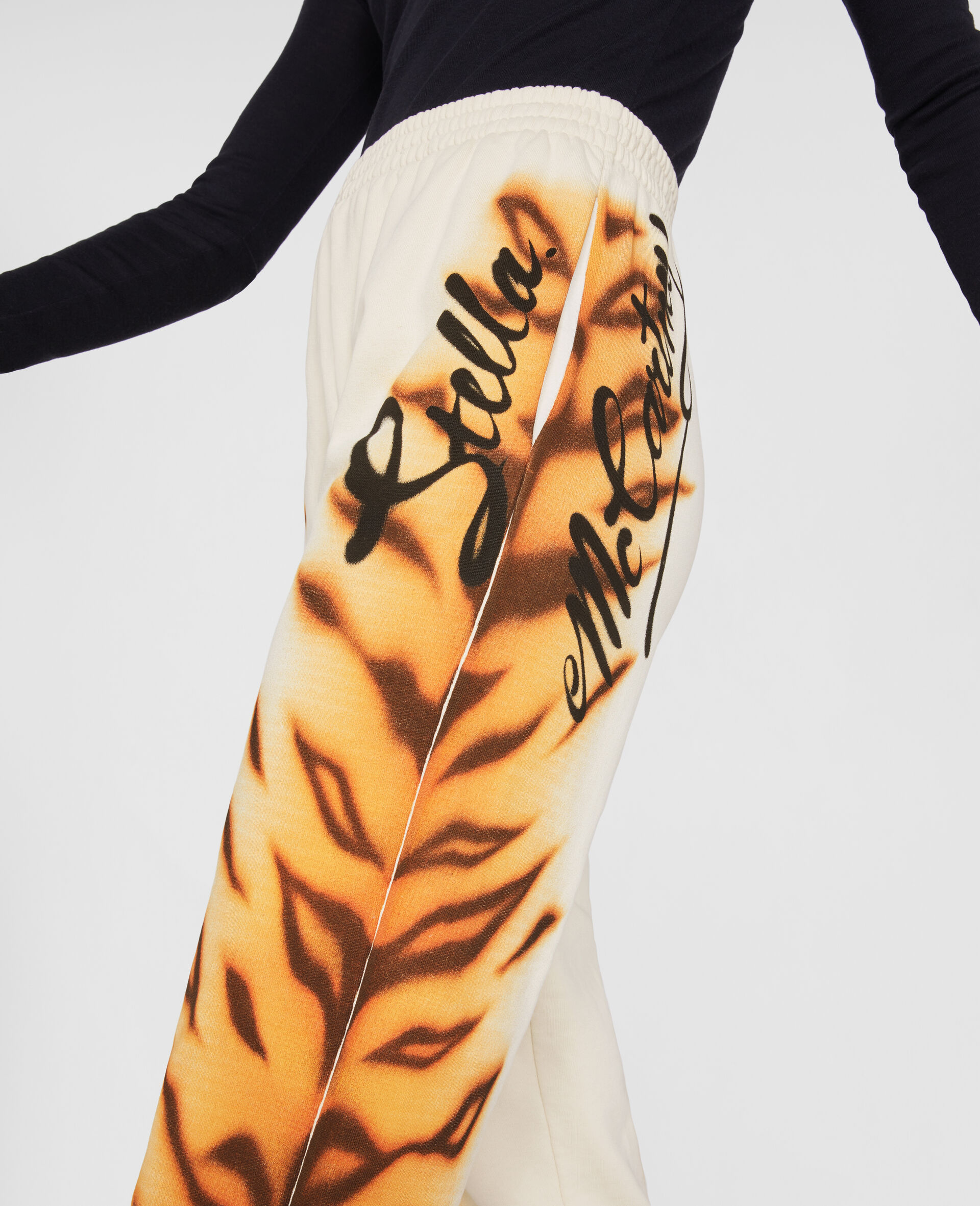 Tiger Print Sweatpants-Multicoloured-large image number 3