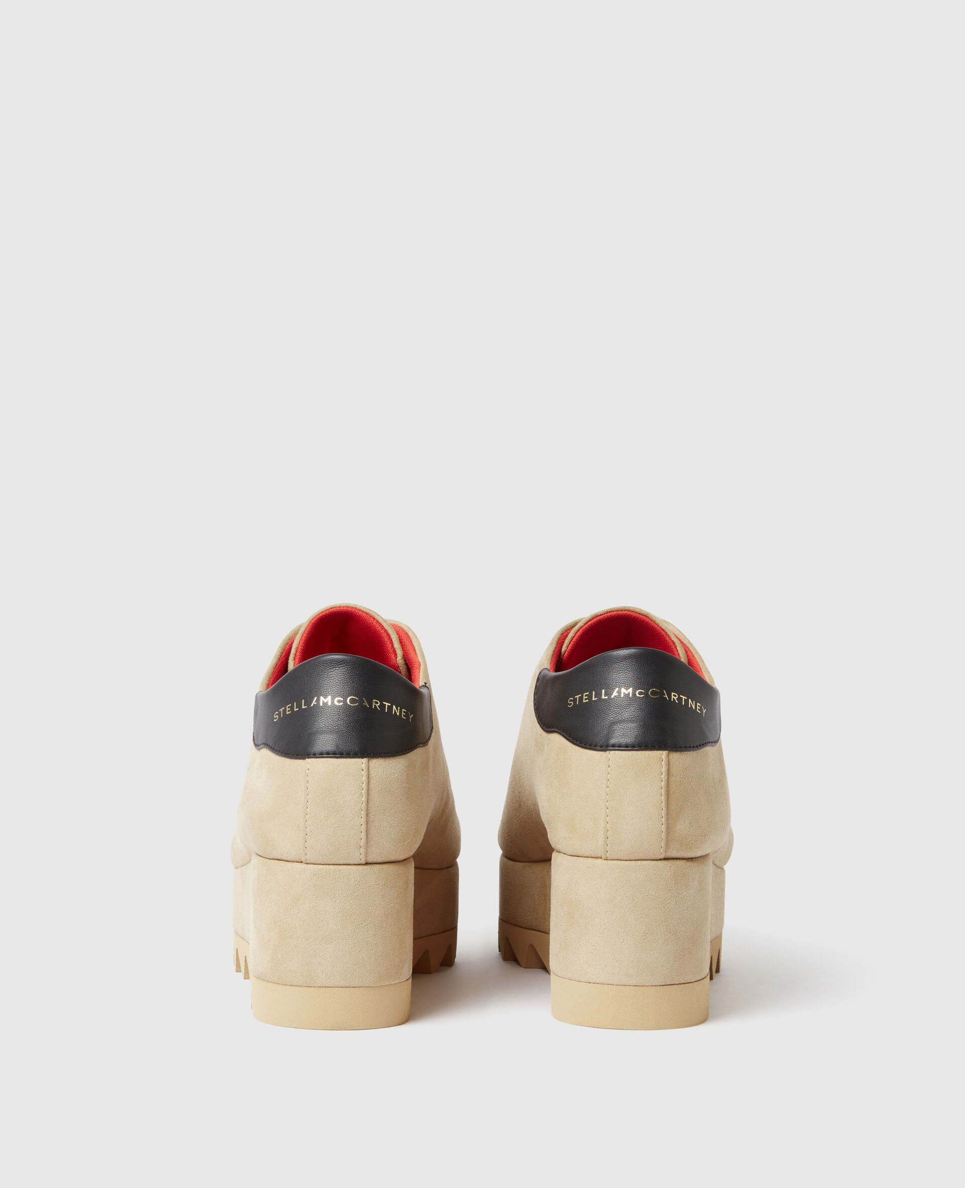 Sneak-Elyse Platform Shoes-Beige-large image number 2