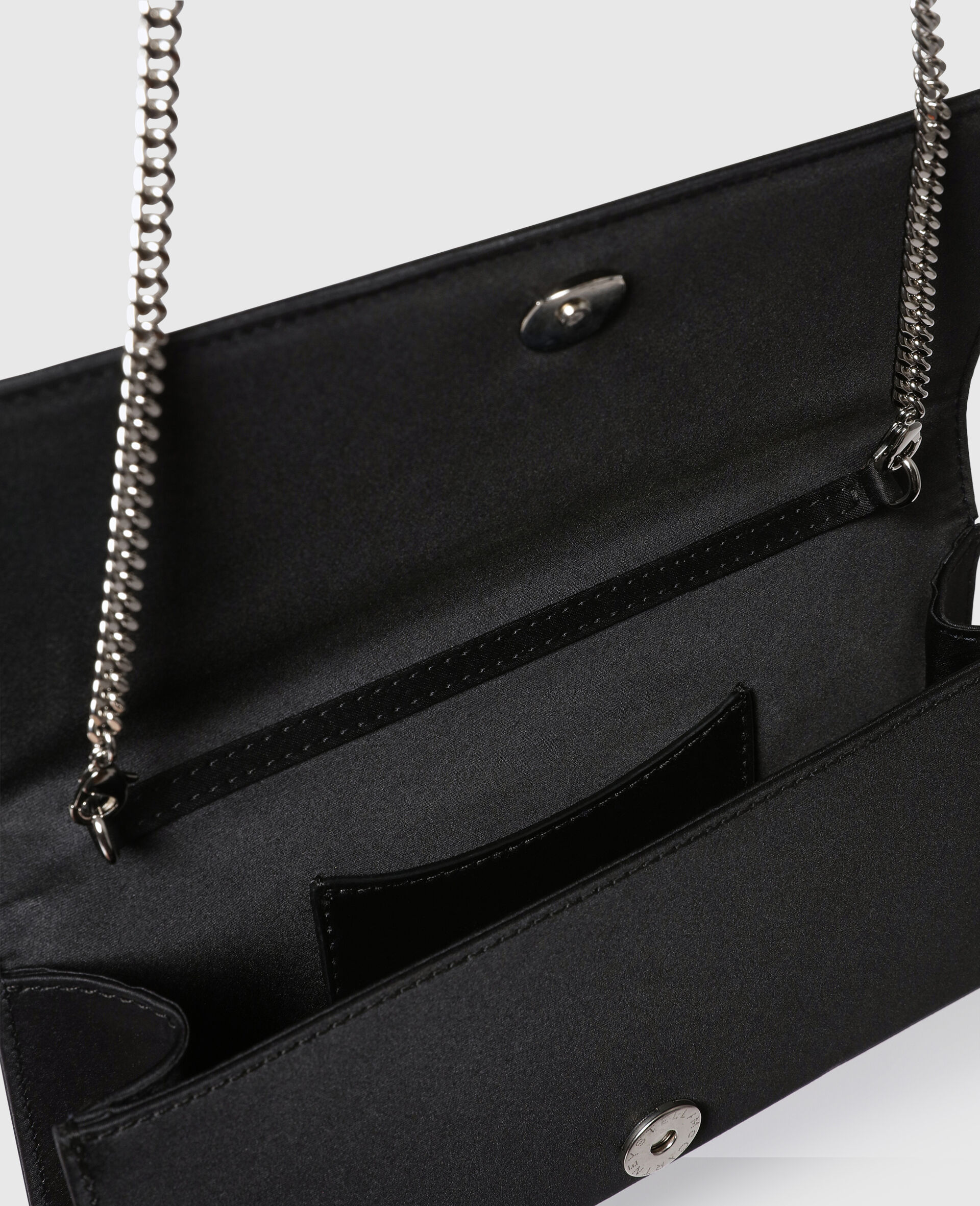 Falabella Crossbody Clutch Bag-Black-large image number 4