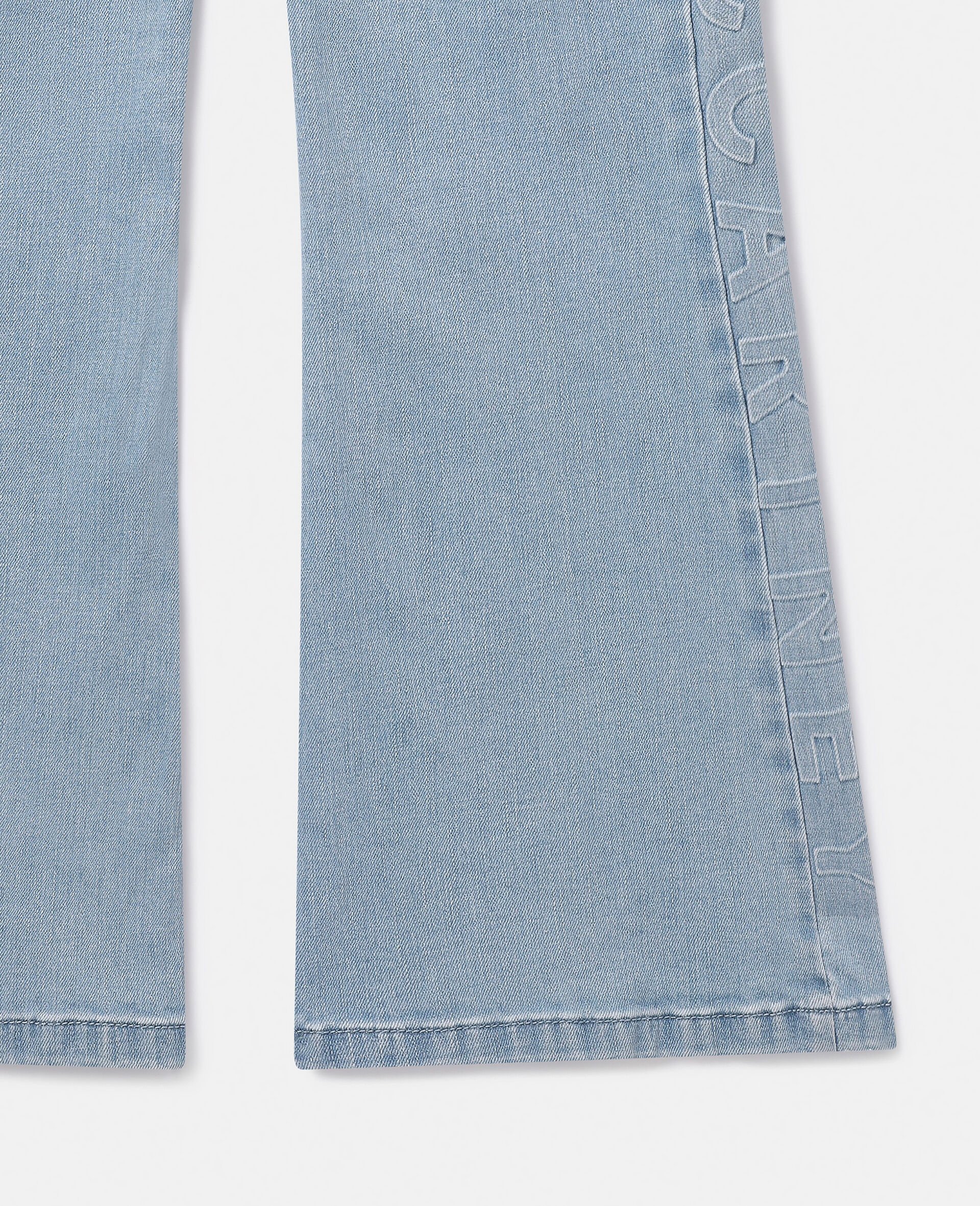 Wide Leg Jeans-Blue-large image number 1