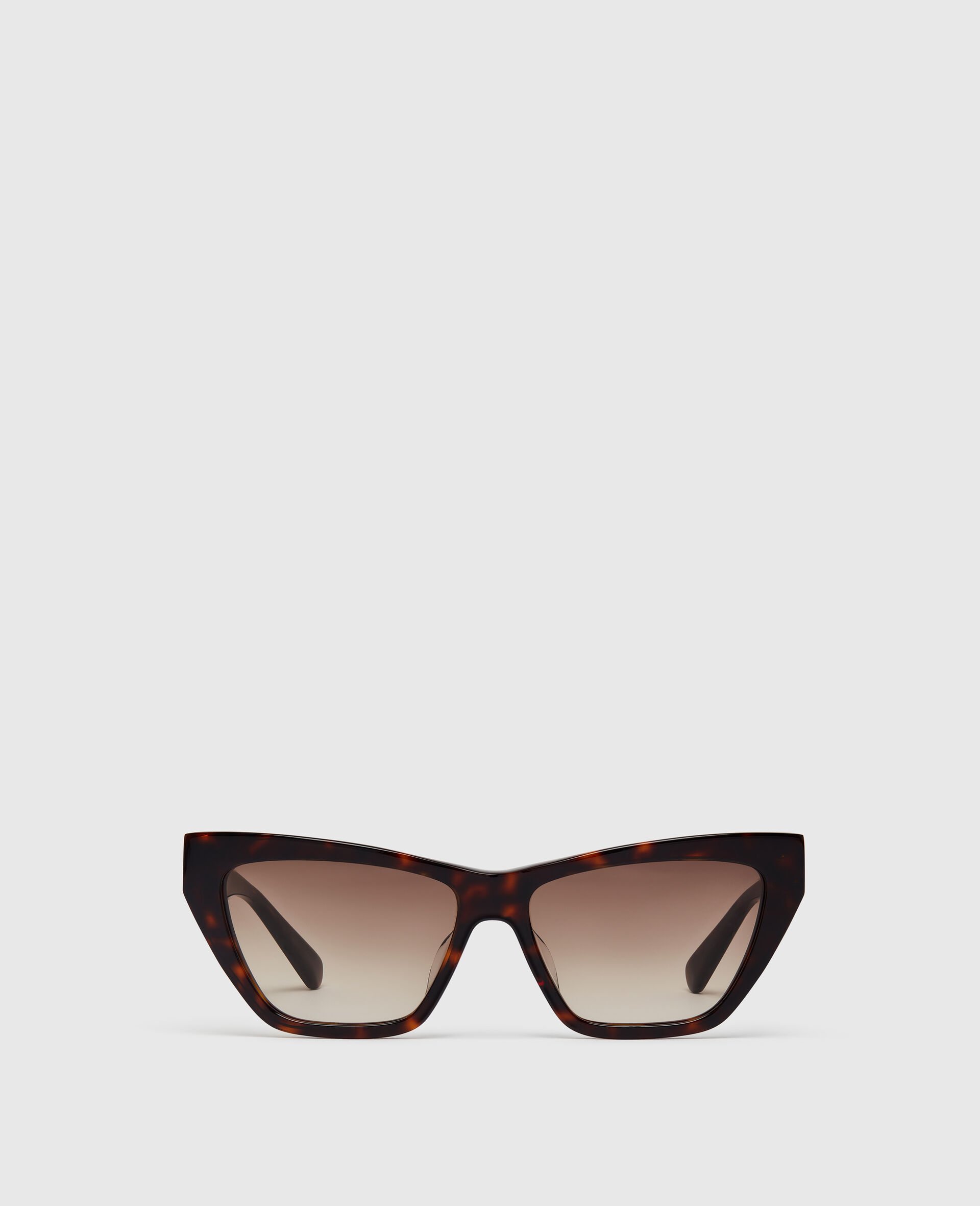 Exaggerated Cat-Eye Sunglasses-Brown-medium