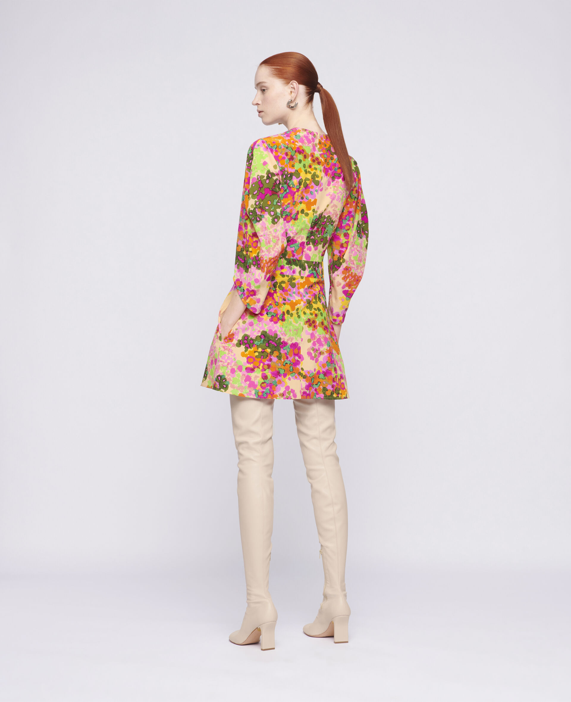 Maddison Mini Dress-Multicolour-large image number 2