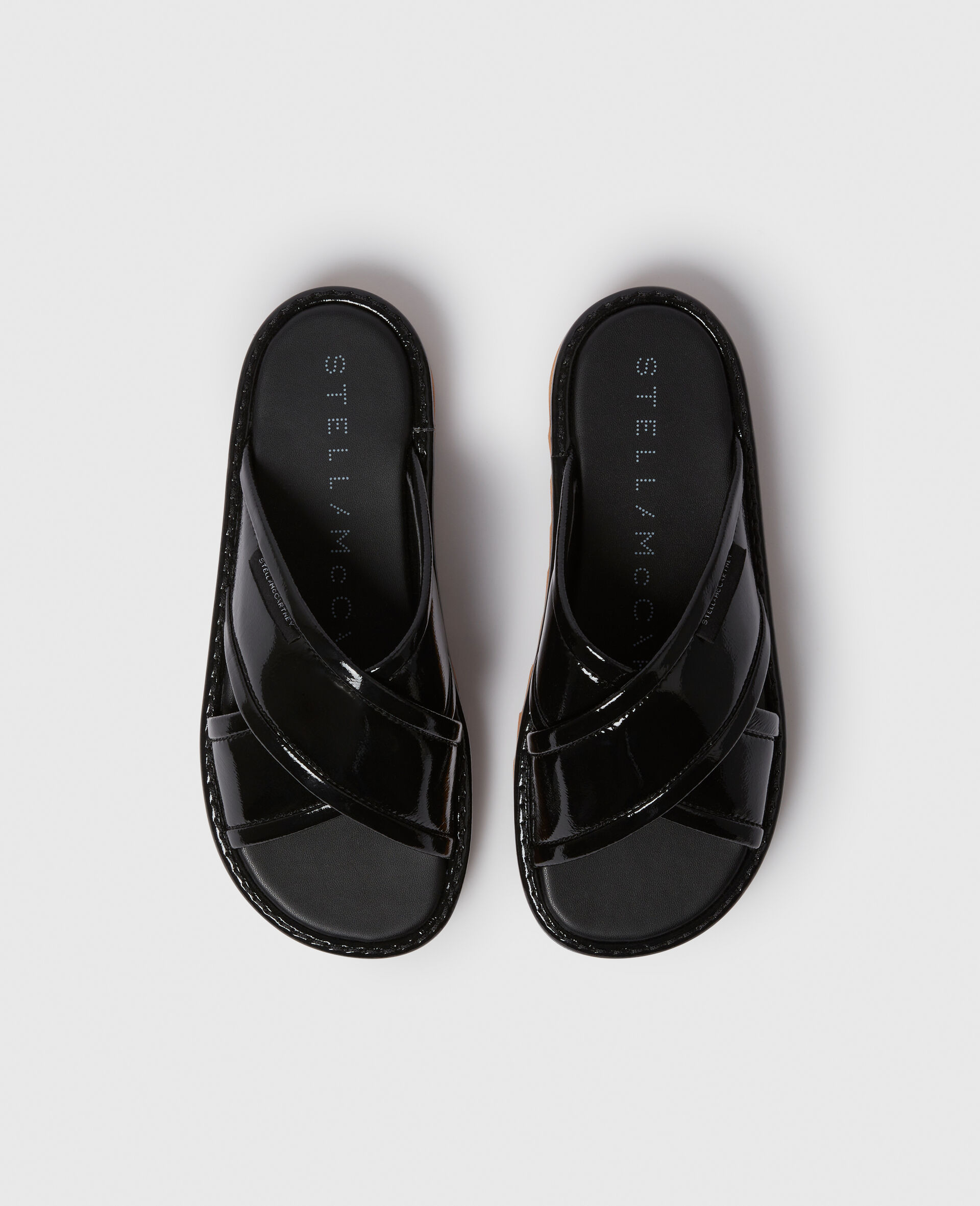 Sneak-Elyse Twisted Sandals-Black-large image number 3