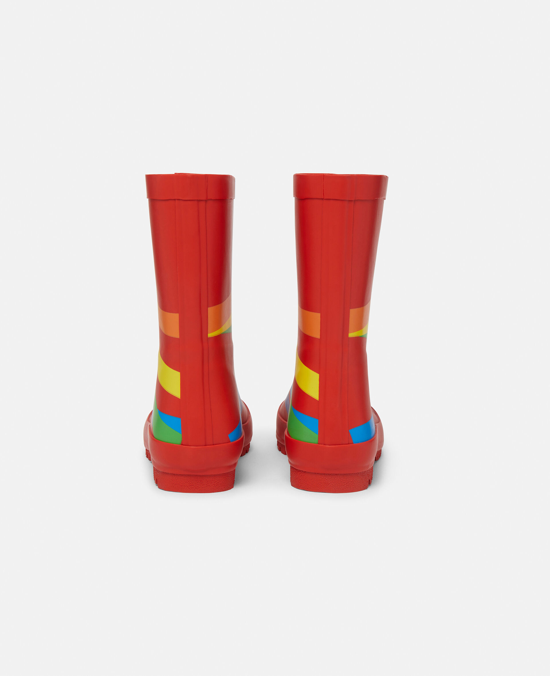 Rubber Rain Boots-Red-large image number 2