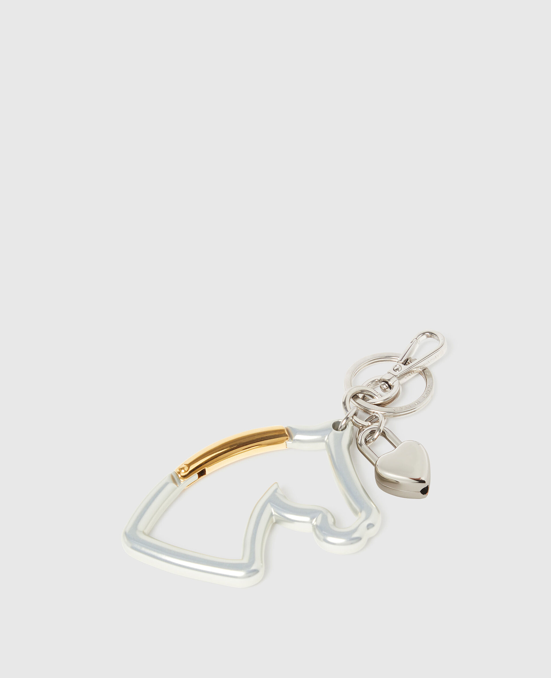 Horse Charm Keyring-Silver-large image number 2