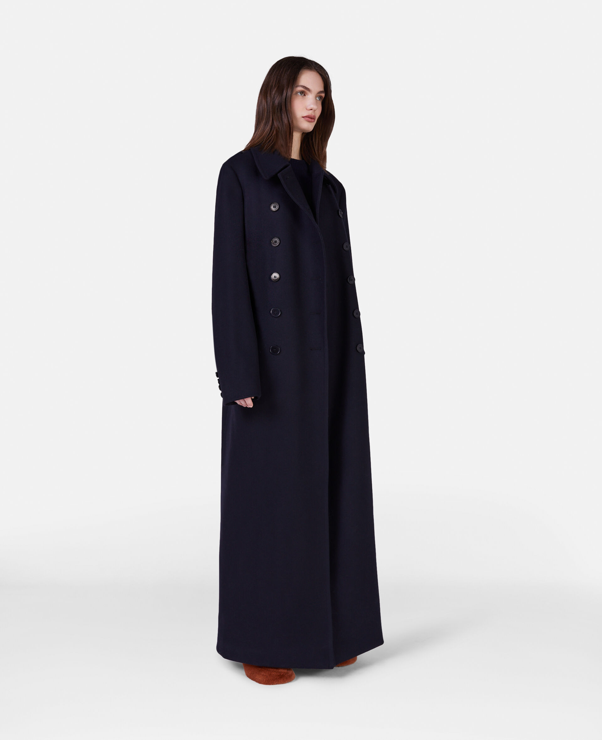 Maxi cappotto slim fit-Fantasia-model