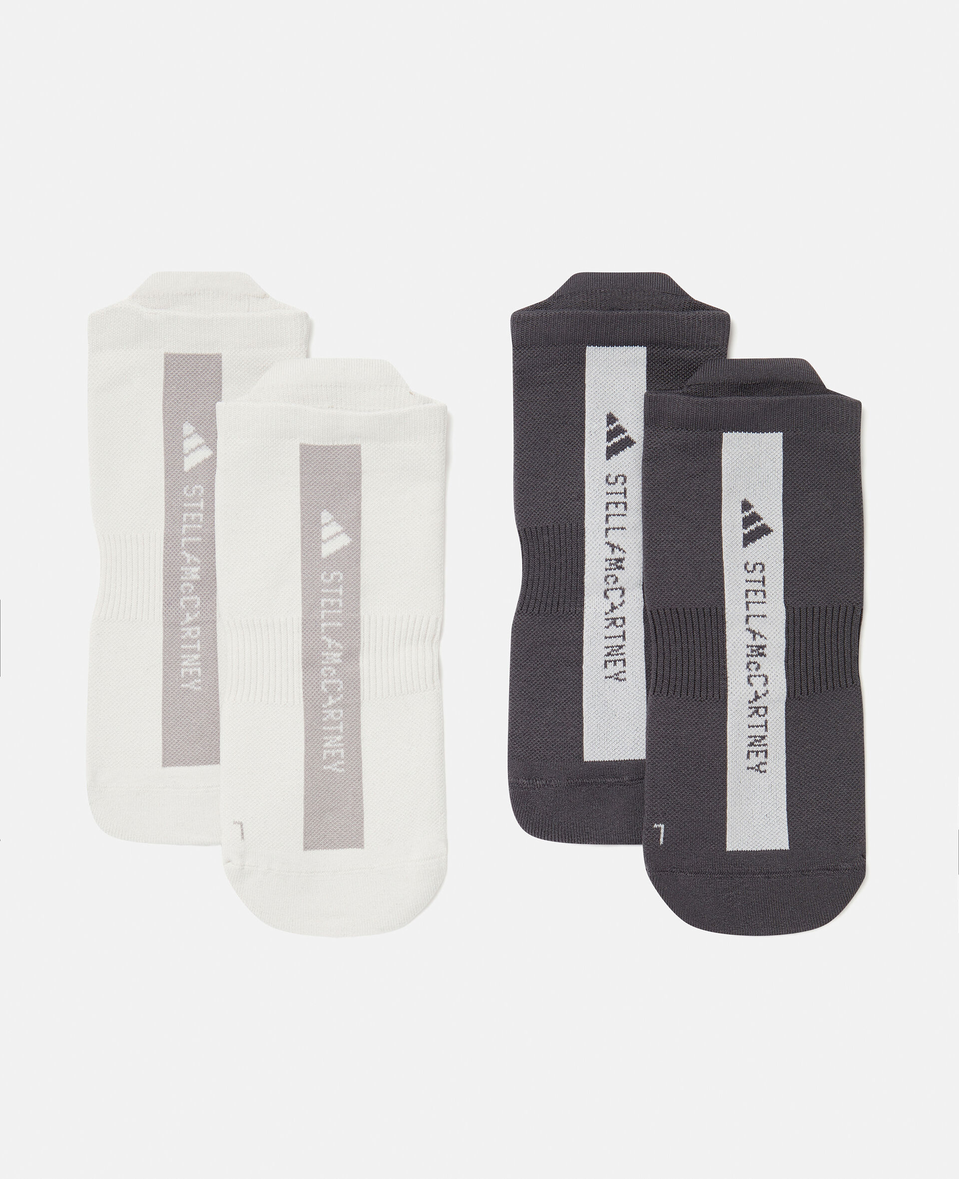 2 Pairs of  Ankle Socks-Grey-large image number 0
