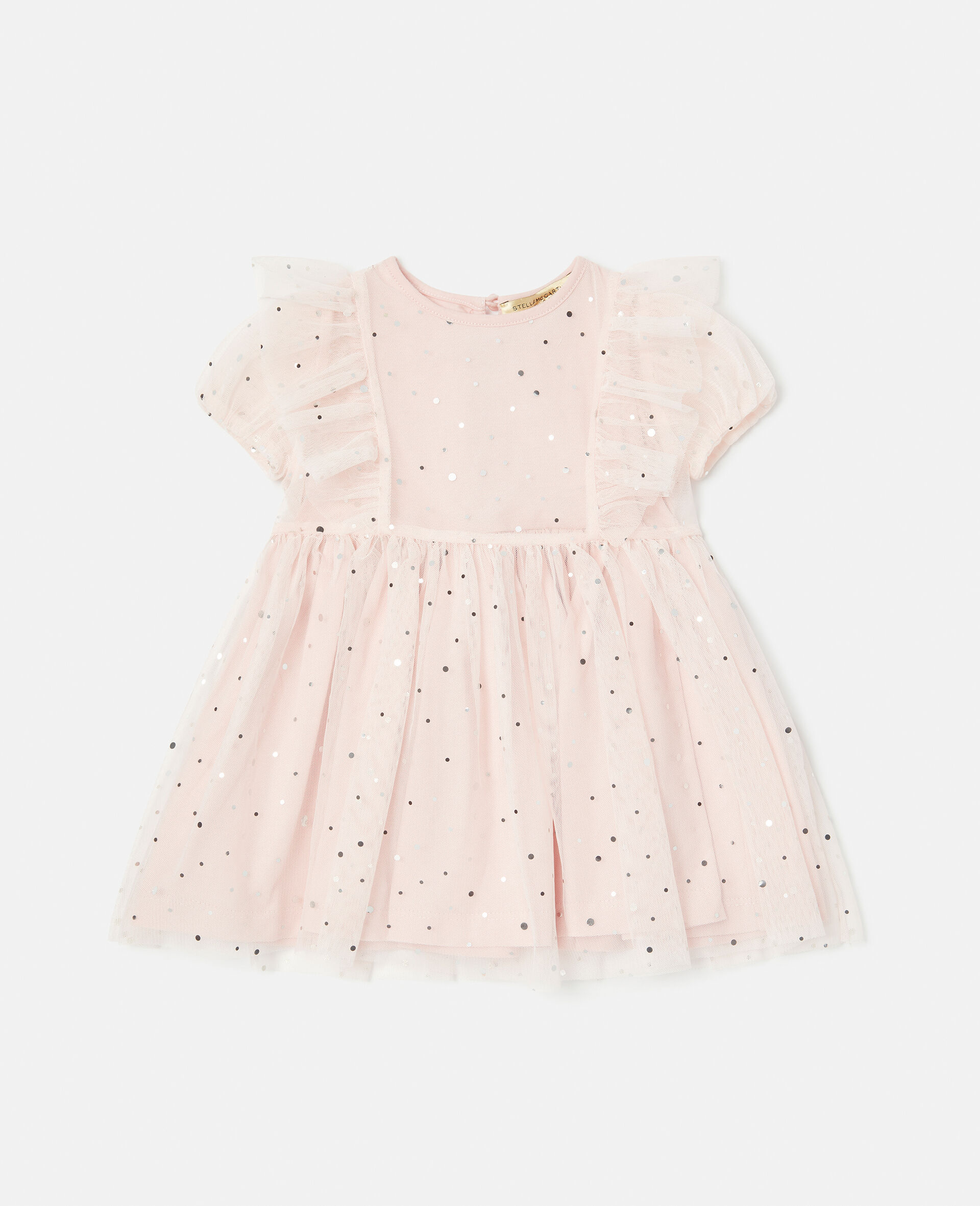 Crystal Dégradé Tulle Dress-Pink-large image number 0