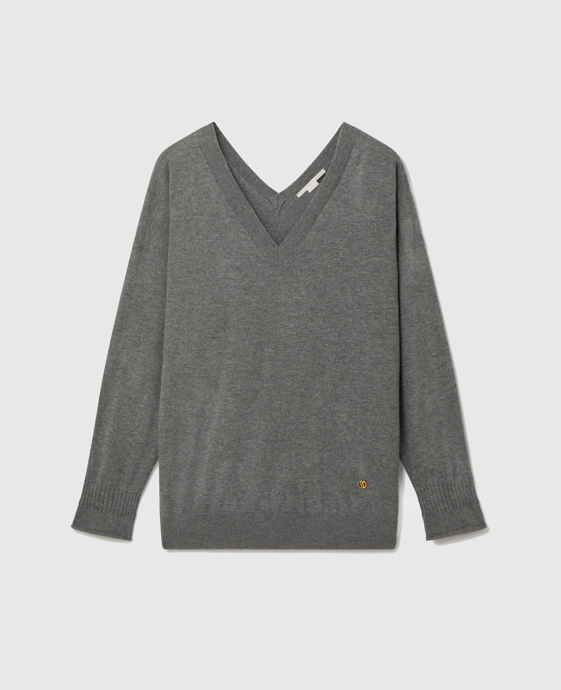 Stella Iconics Split Cuff Jumper-Grey-medium