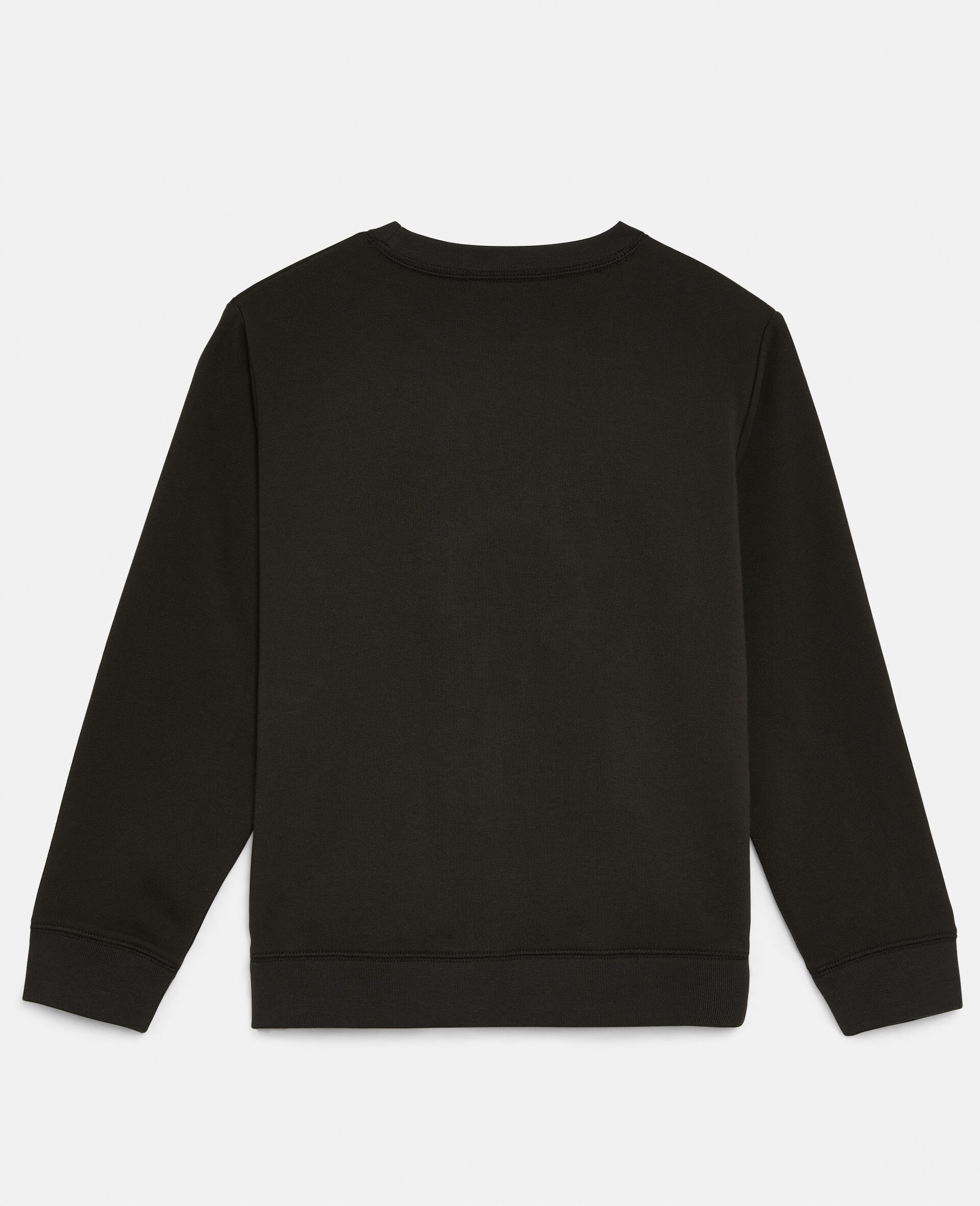 Ice Lolly Print Fleece Sweatshirt-Black-large image number 2