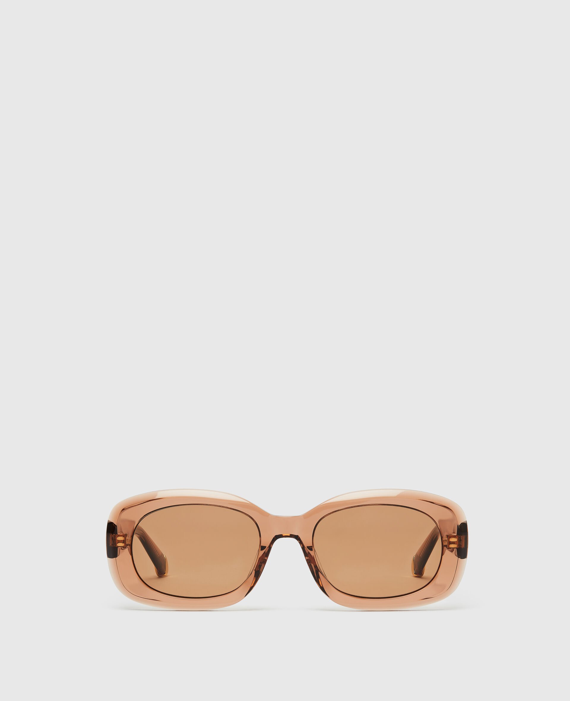 Klobige ovale Sonnenbrille-Rose-medium