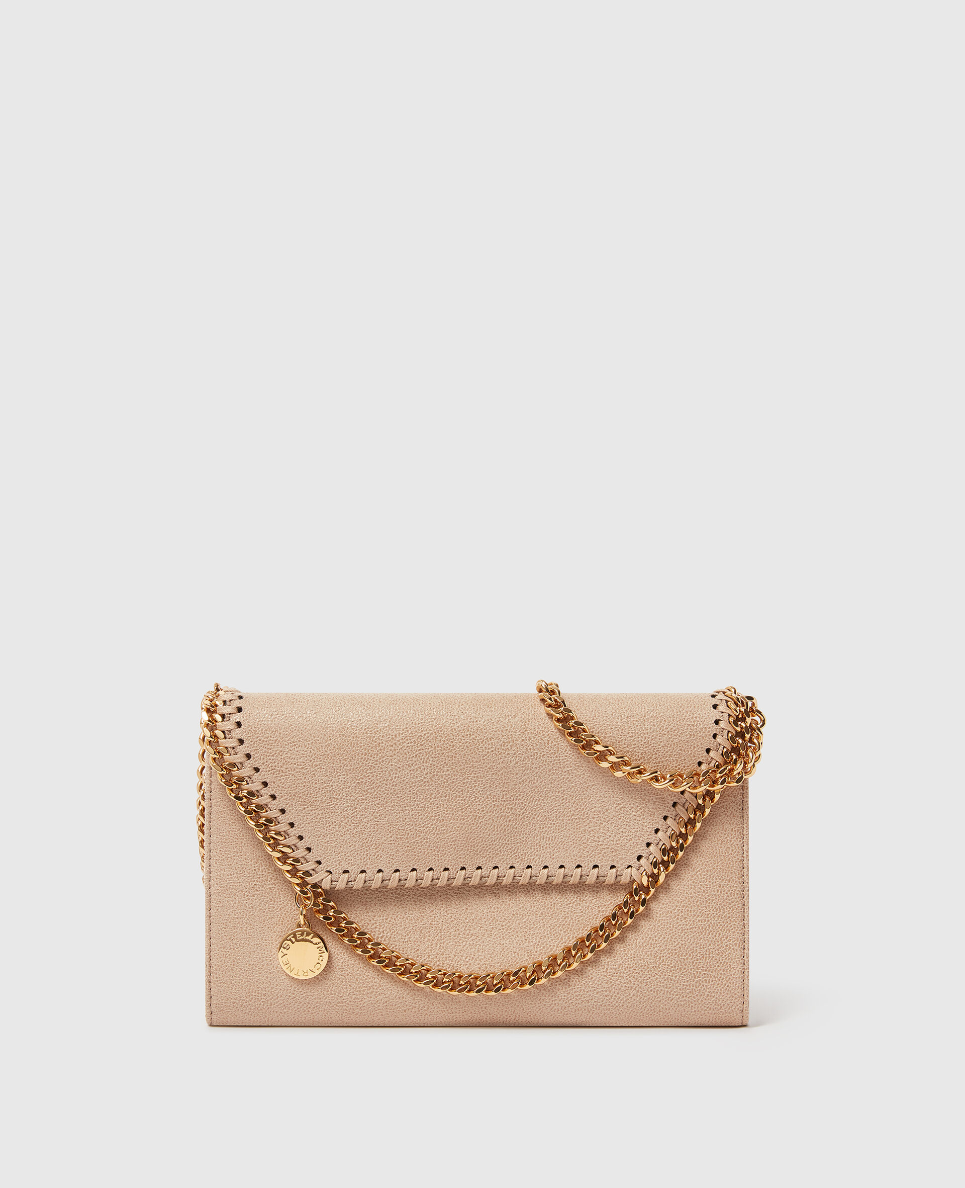 Borsa portafoglio a tracolla Falabella-Beige-medium
