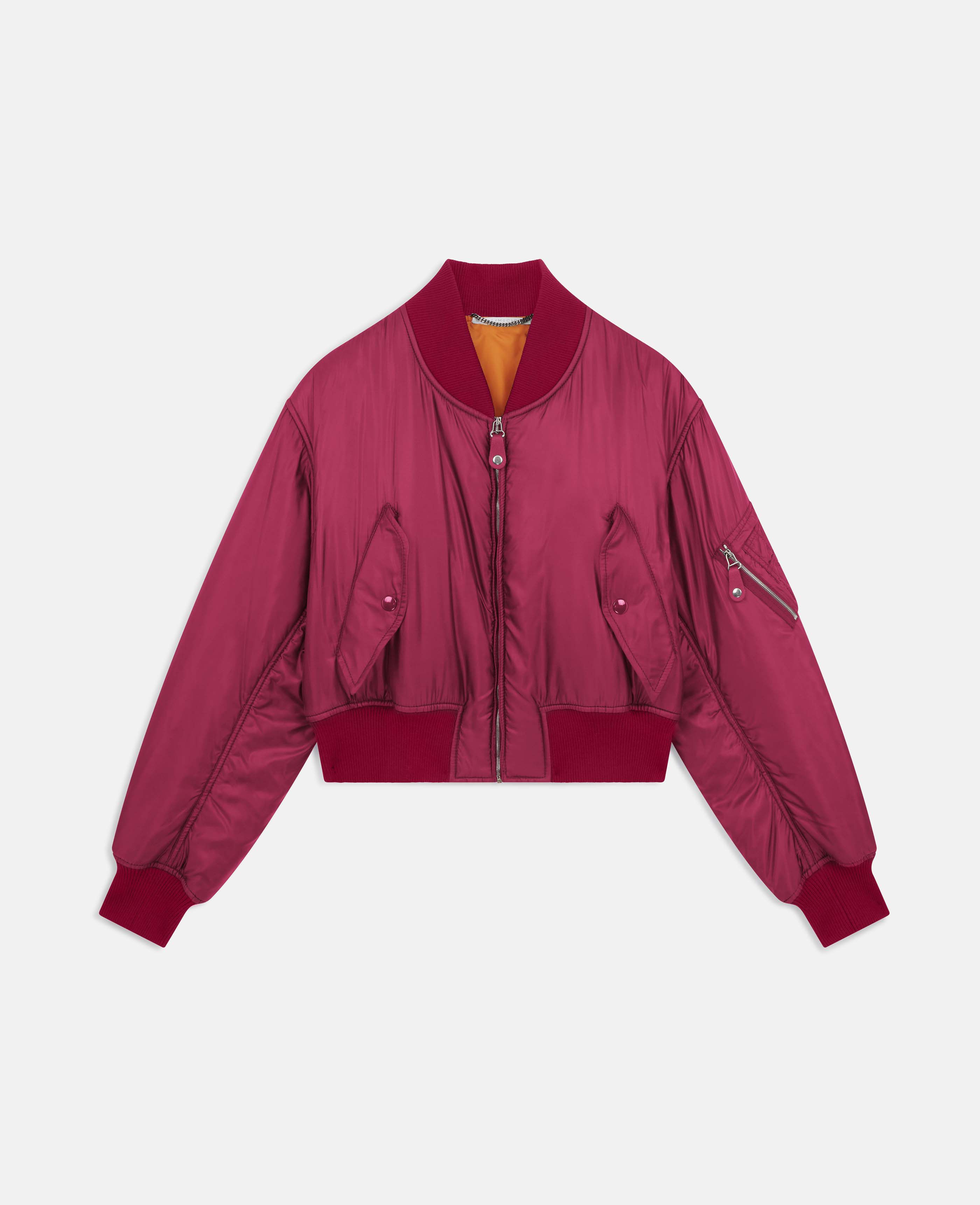red wine bomber jacket