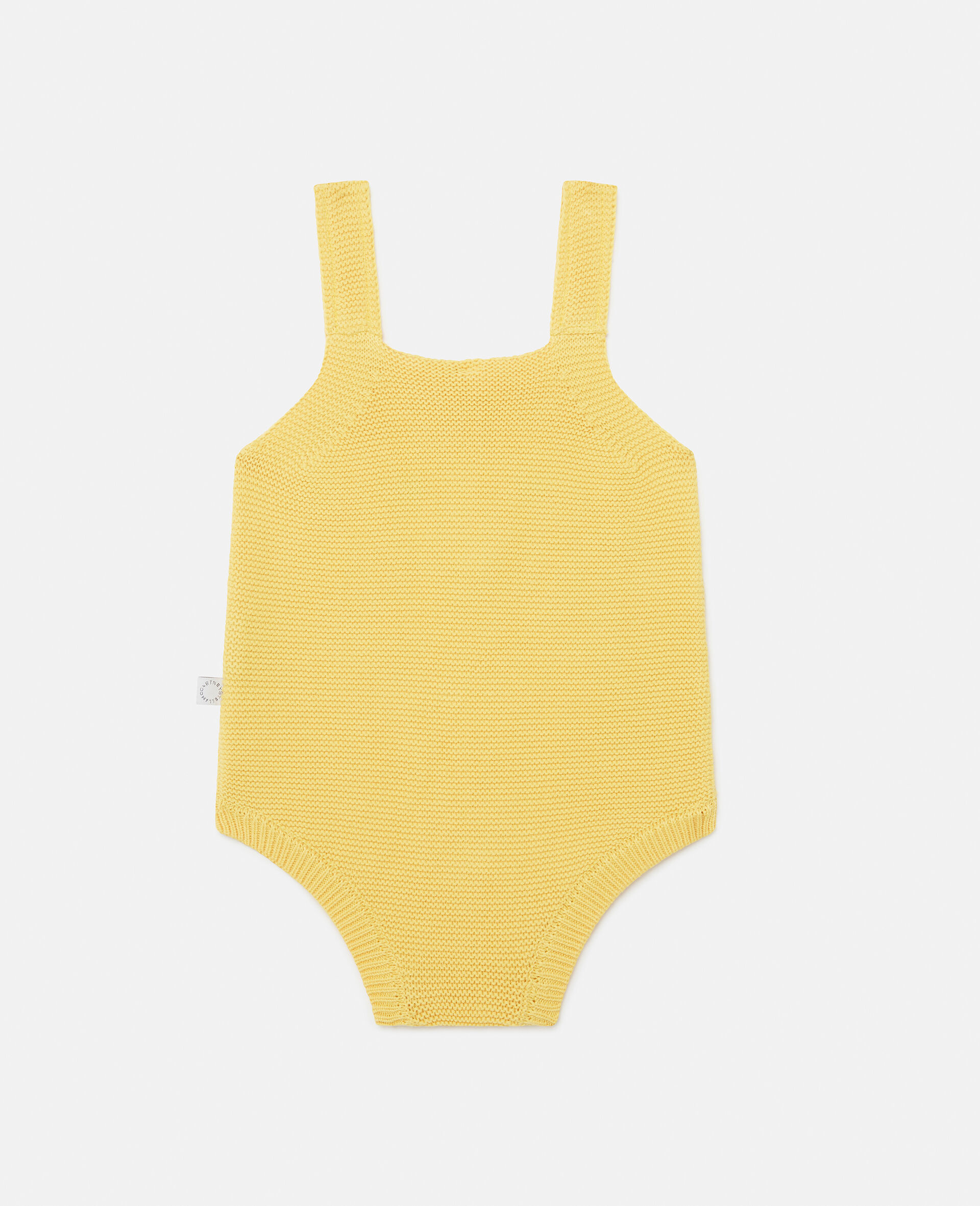 Chick Embroidered Sleeveless Romper-Yellow-large Chick Embroidered Sleeveless Romper-Yellow-large image number 2
