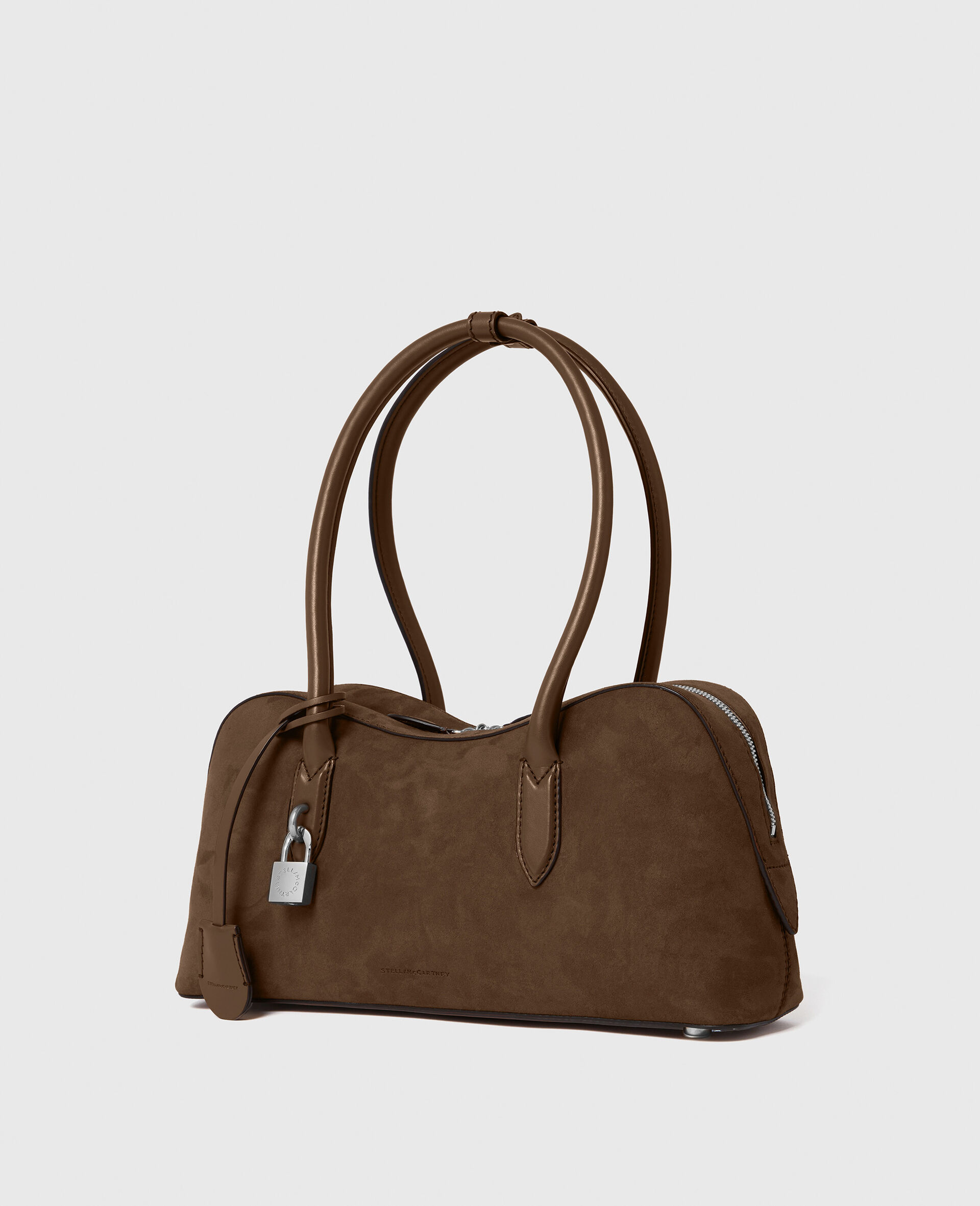 Ryder Suede Shoulder Bag-Brown-medium