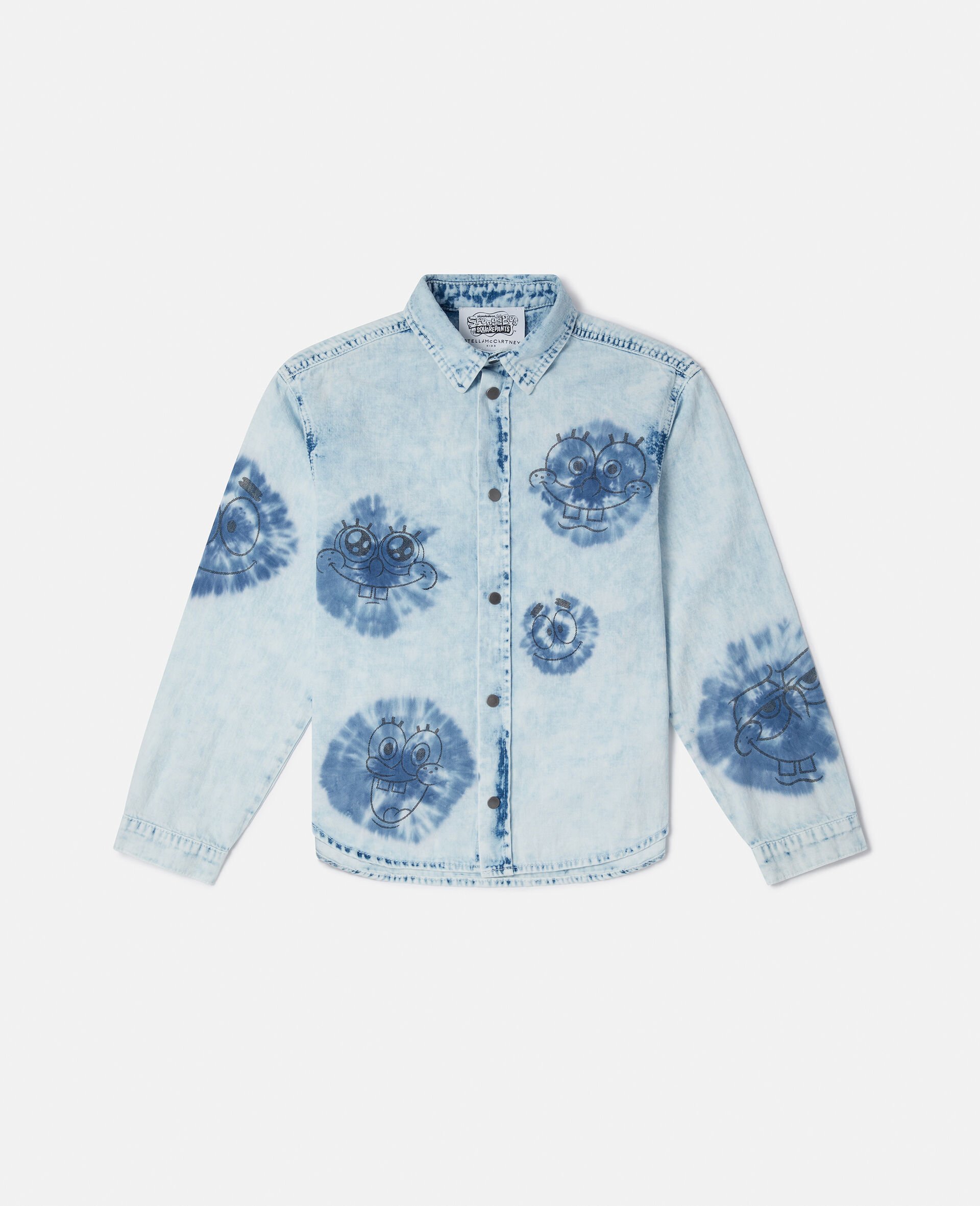 SpongeBob Graphic Shirt-Blue-large image number 0