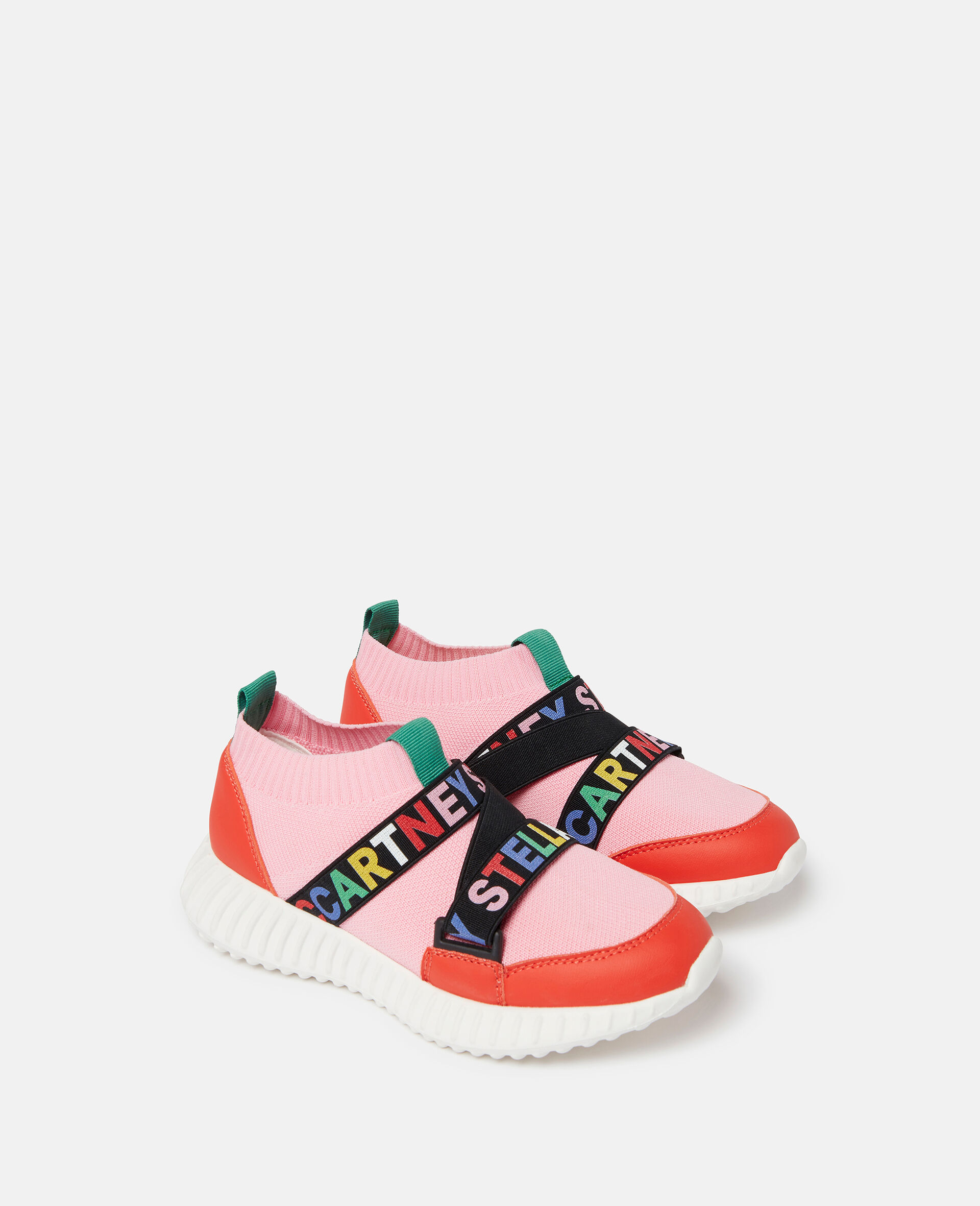 Logo Tape Slip-On Trainers-Multicolour-large Logo Tape Slip-On Trainers-Multicolour-large image number 1