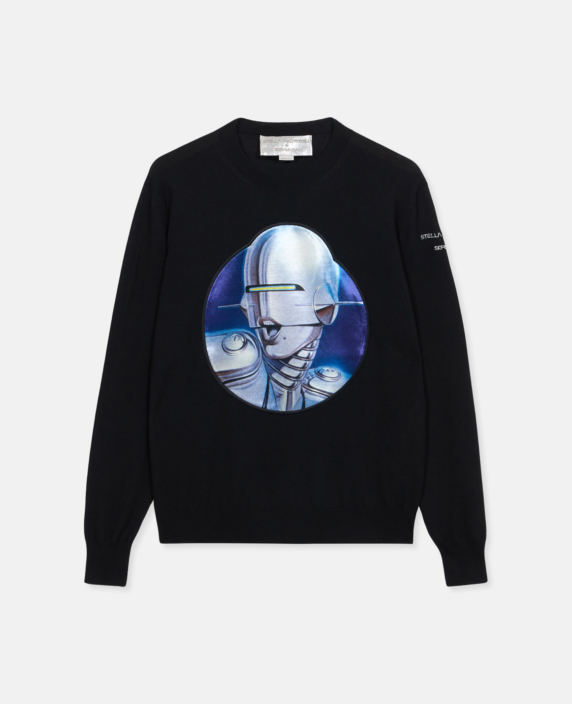 Sexy Robot Oversized RWS Wool Jumper-Black-large image number 0