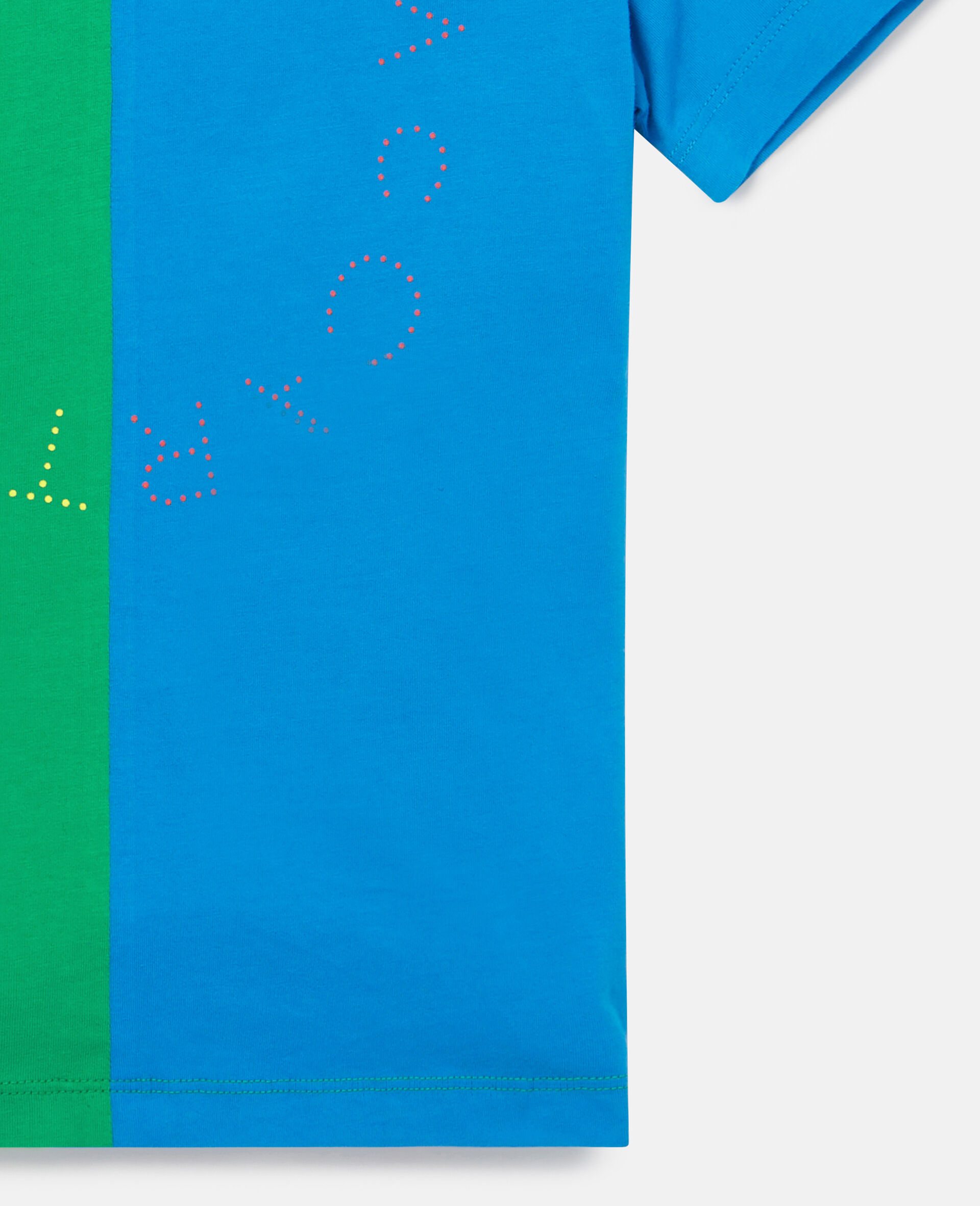 Stella Logo Cotton T‐Shirt-Blue-large image number 1
