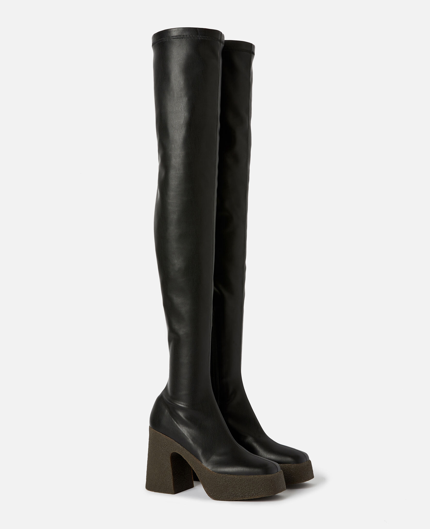 Women Black Trace Chelsea Boots | Stella McCartney US