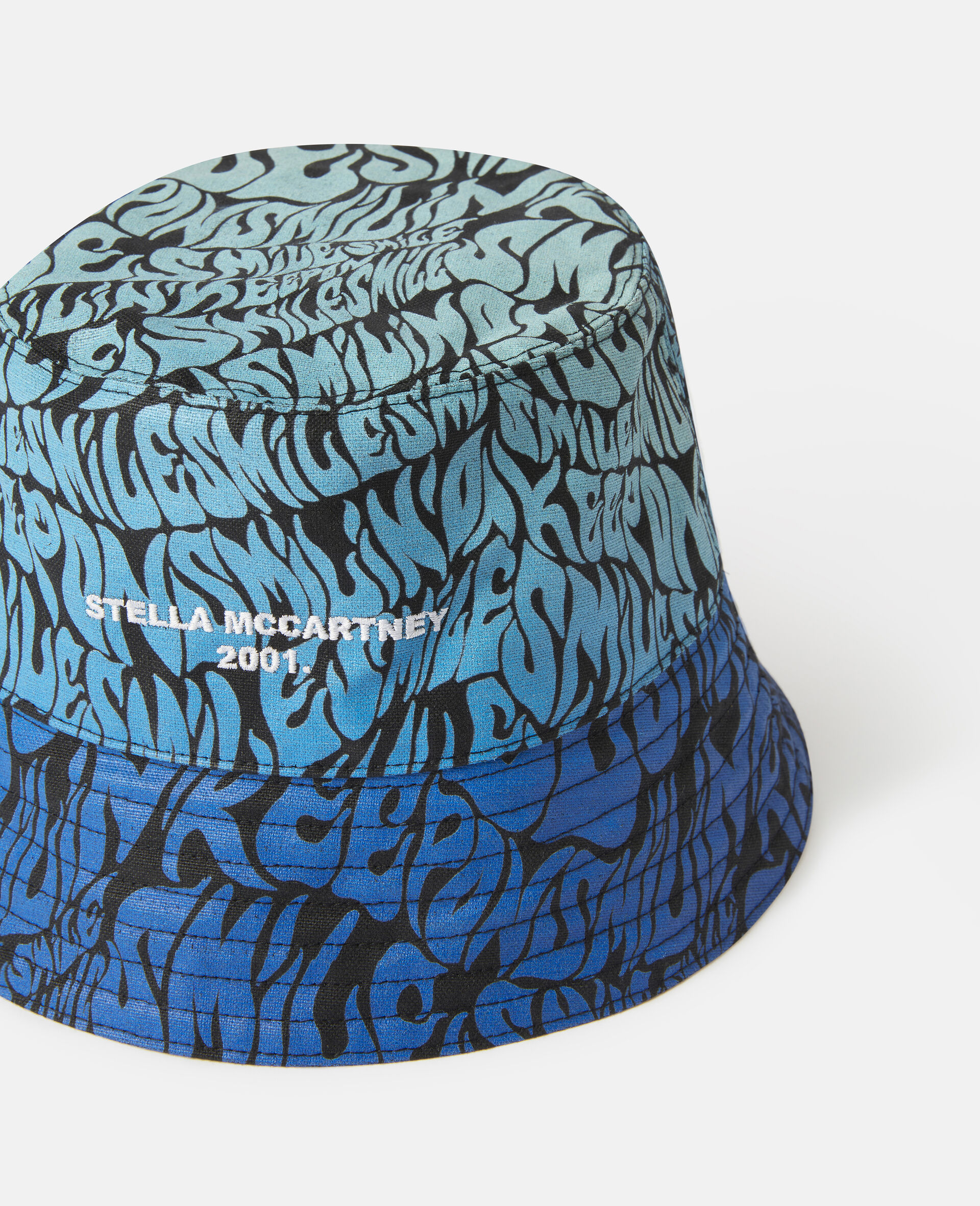 Cotton Bucket Hat-Blue-large image number 1