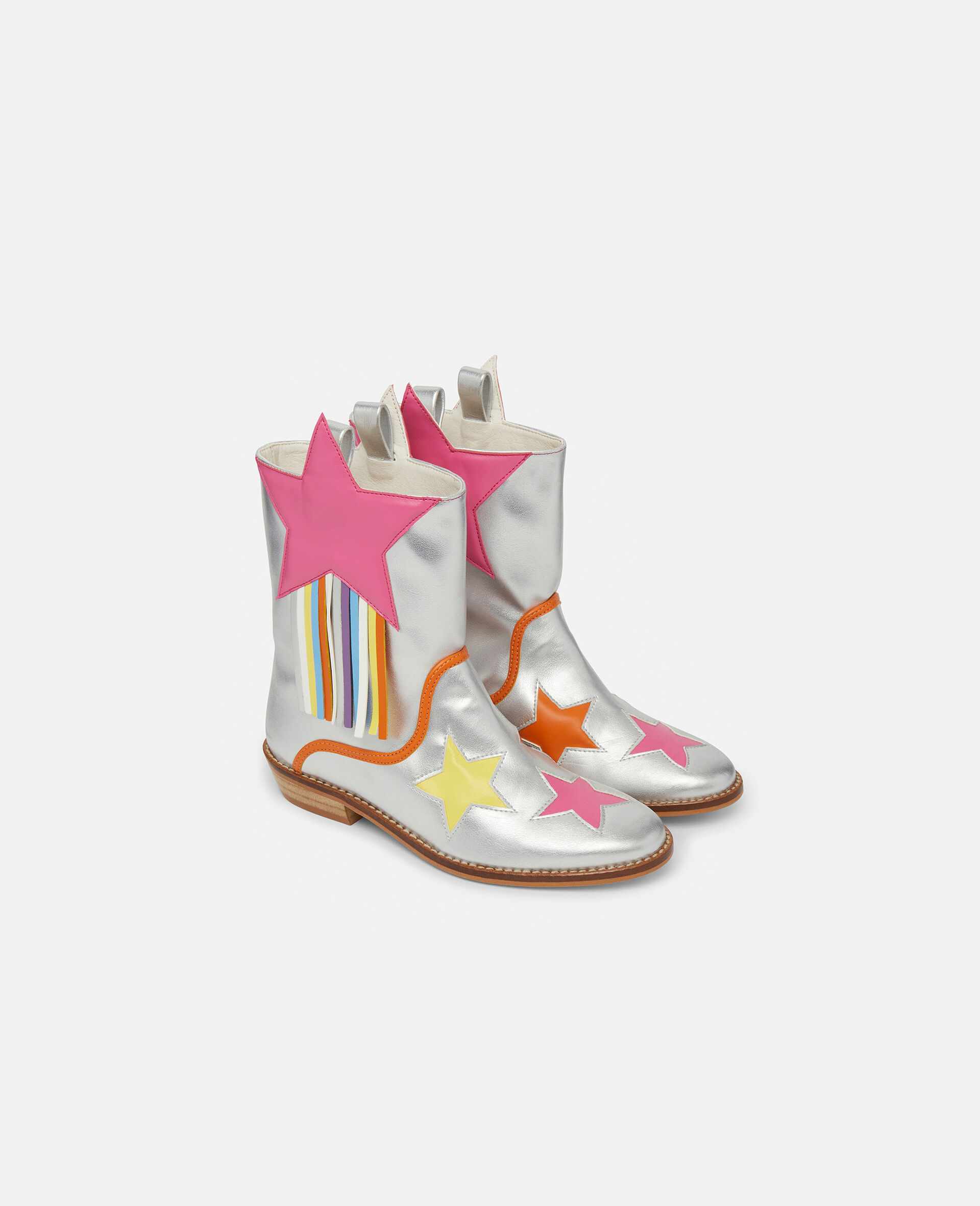 Cosmic Star Cowboy Boots-Grey-large image number 1